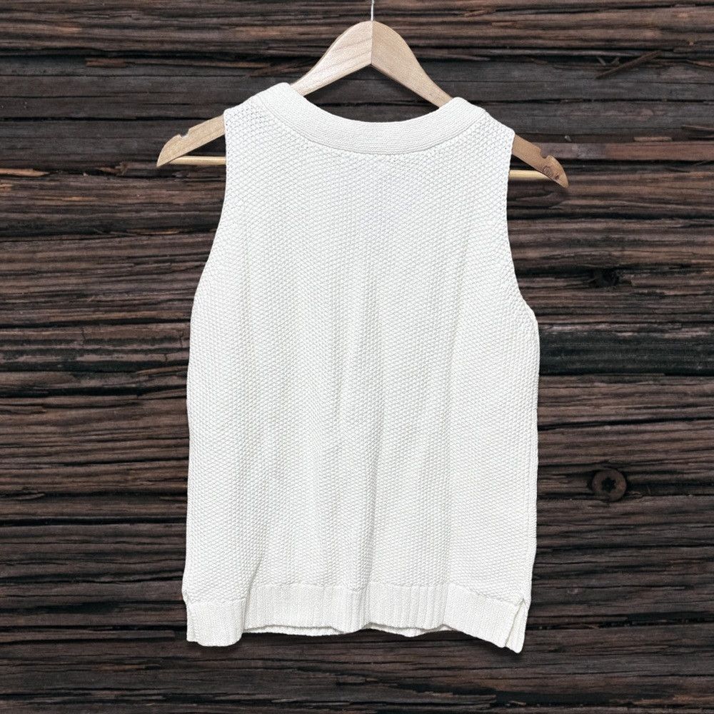Tribal Streetwear Tribal Cable Knit Henley Tank NWT Size M / US 6-8 / IT 42-44 - 2 Thumbnail