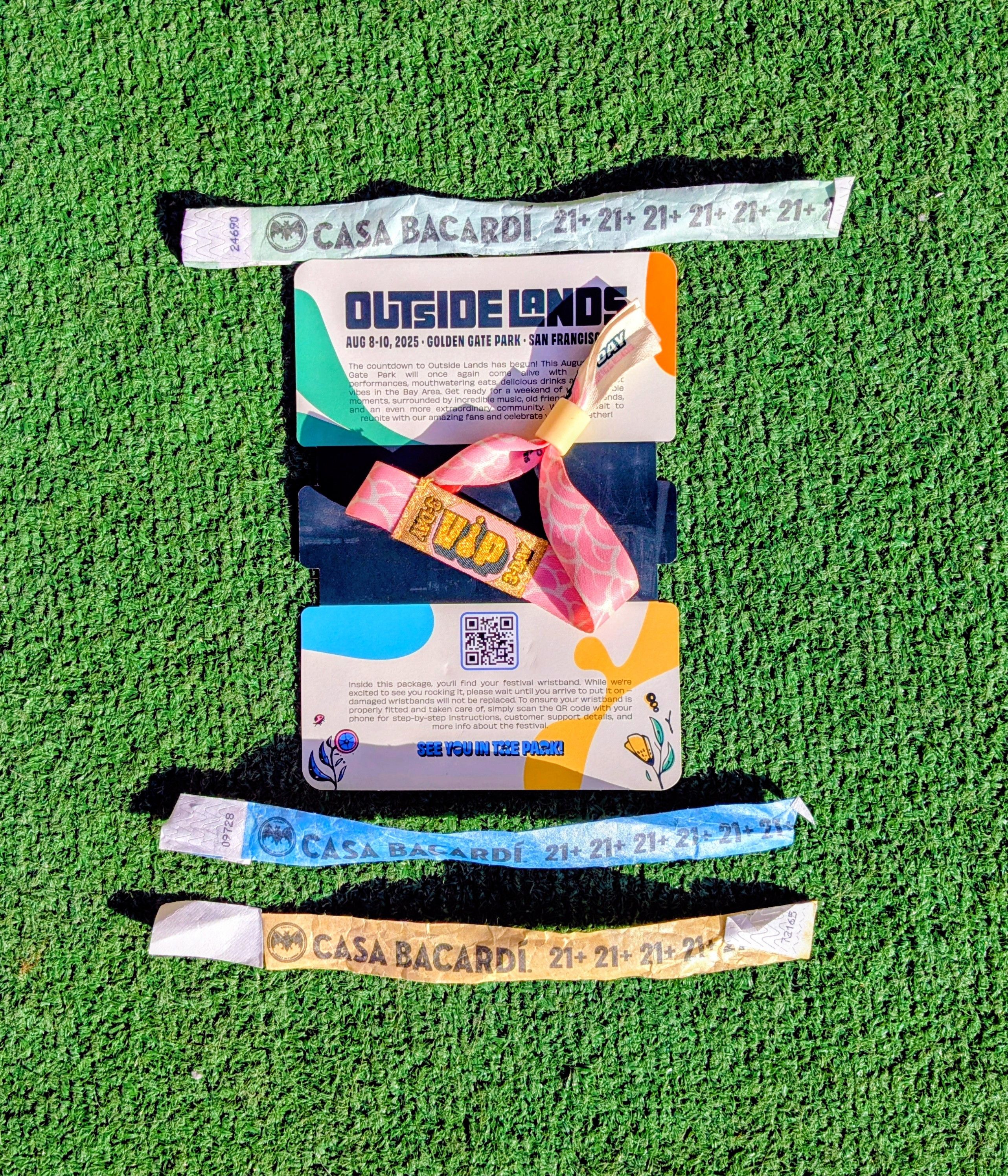 Other Outside Lands Festival 2025 Glitter VIP Wristband +Extras Size ONE SIZE - 1 Thumbnail