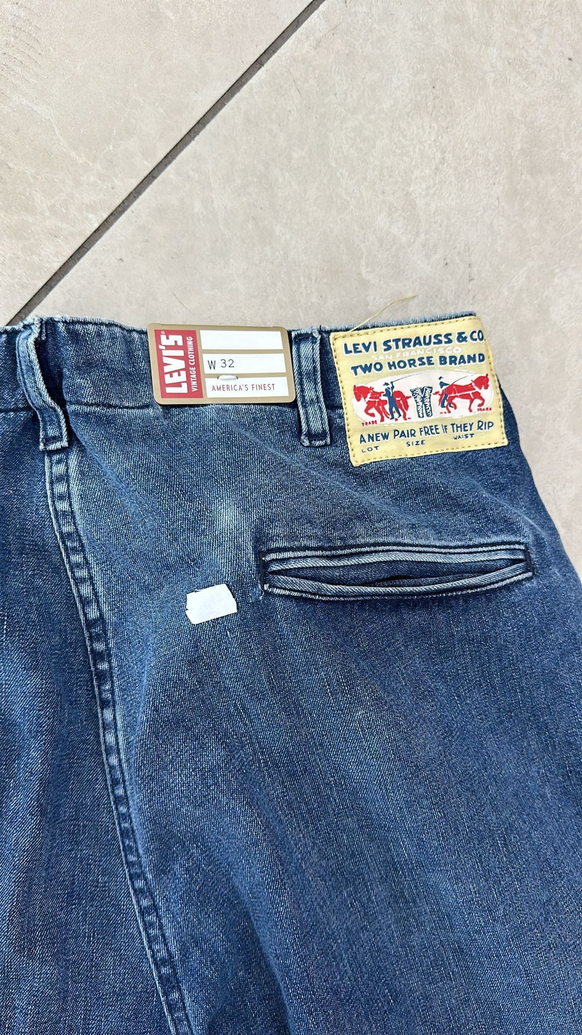 Levi's Vintage Clothing LVC Levi's Vintage Clothing 1920 BALLOON TWO HORSE JEAN RARE Size US 32 / EU 48 - 6 Thumbnail