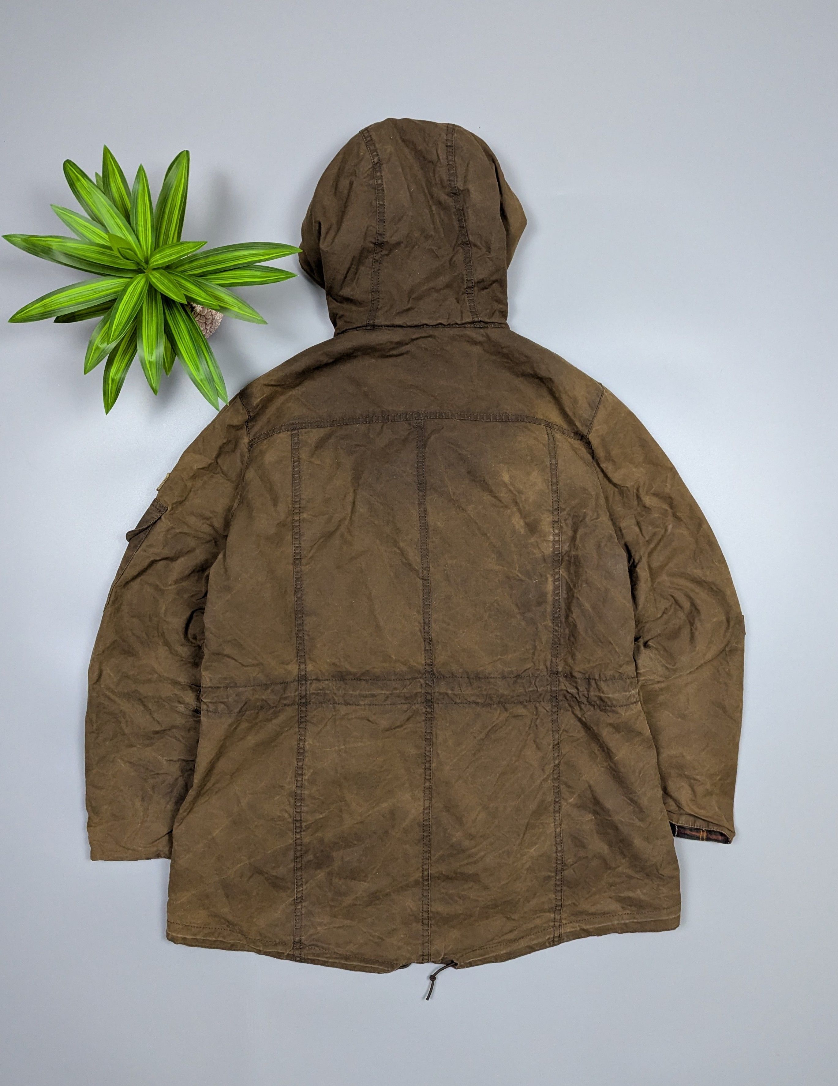 Barbour Barbour Vintage Winter Force Waxed Parka Jacket Olive US12 Size XL / US 12-14 / IT 48-50 - 16 Thumbnail