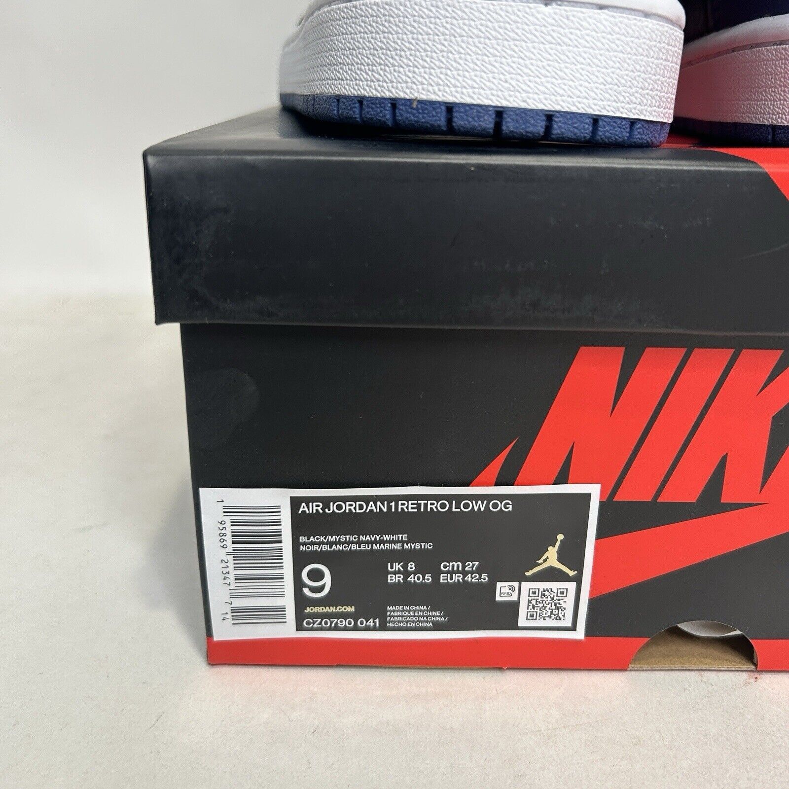 Nike Nike Shoes Air Jordan 1 Retro Low OG “Mystic Navy” 2024 Size US 9 / EU 42 - 5 Thumbnail