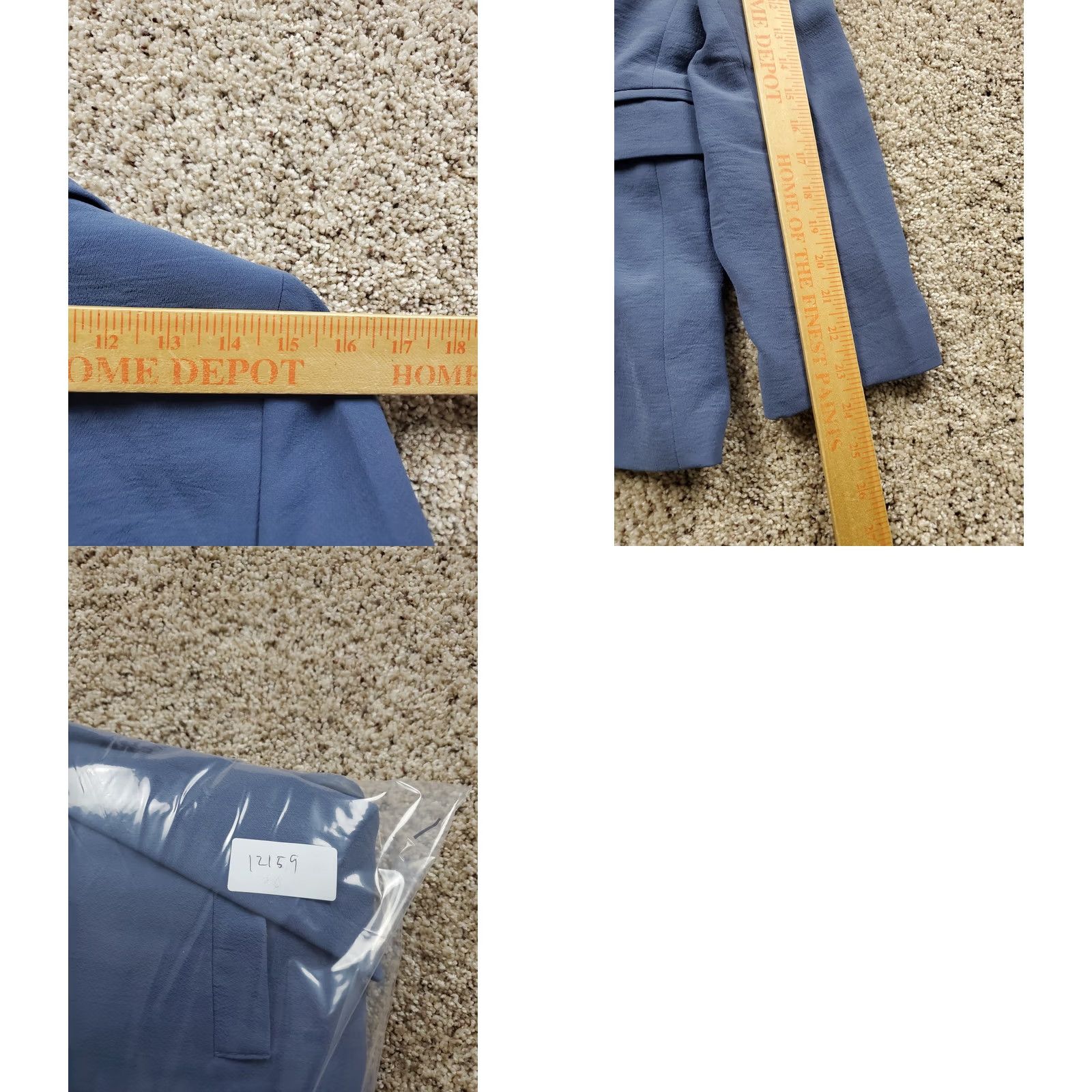 Madewell Madewell Blazer Womens Small Double Breasted Classic Jacket Blue Casual Size S / US 4 / IT 40 - 9 Thumbnail