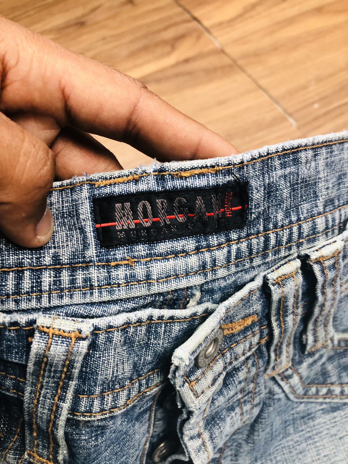 Morgan Homme Morgan Homme Distressed Jeans (33) Size US 30 / EU 46 - 13 Thumbnail