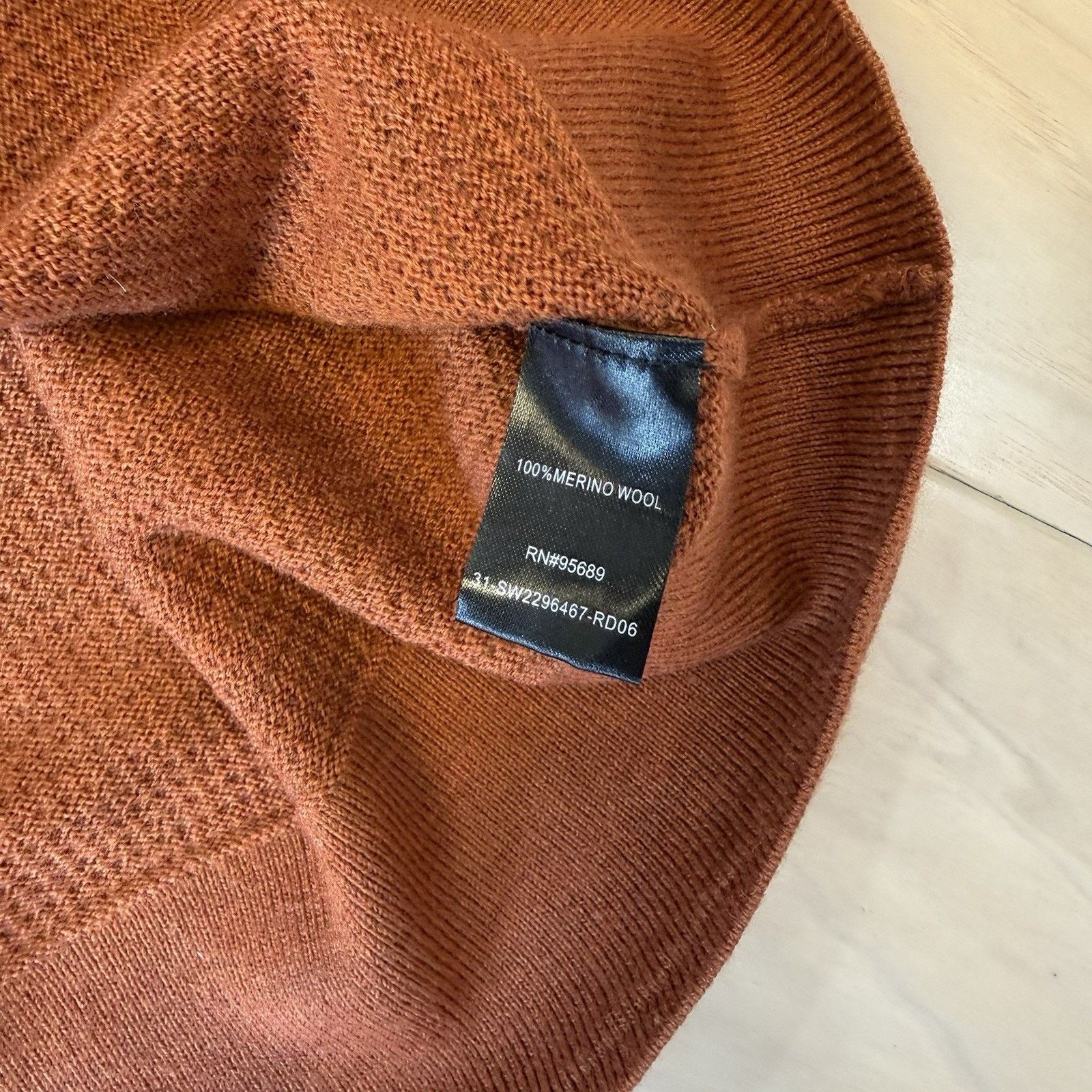 Todd Snyder Todd Snyder Merino Wool Sweater XL Orange Italian Fabric Size US XL / EU 56 / 4 - 7 Thumbnail