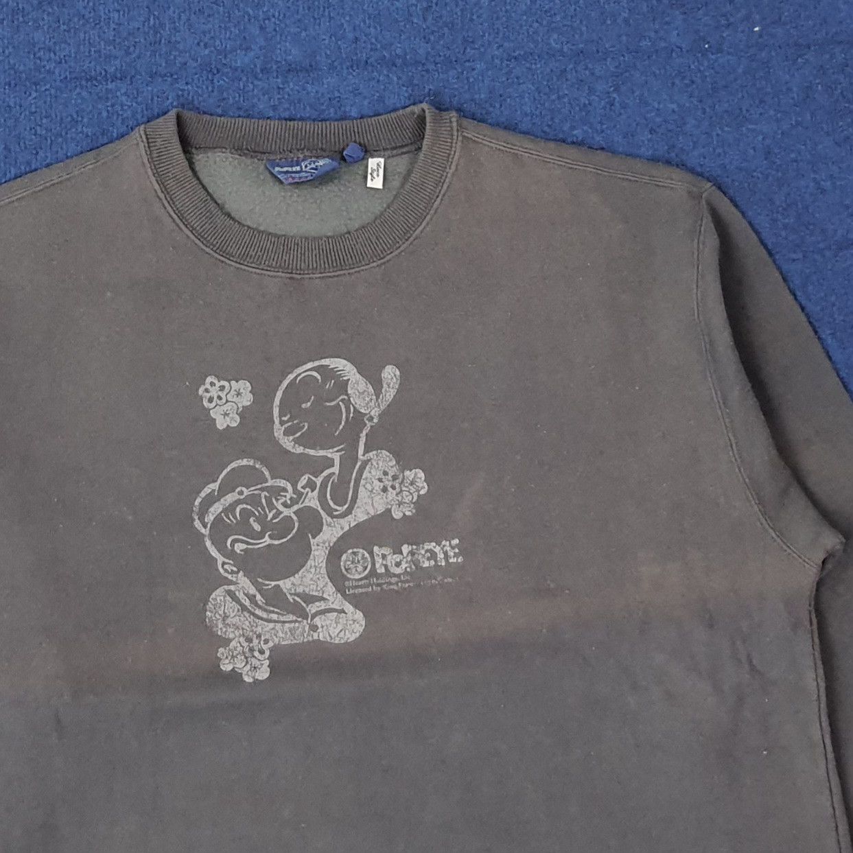 Vintage Vintage POPEYE 90s American Cartoon Sweatshirt C257N12 Size US L / EU 52-54 / 3 - 2 Thumbnail