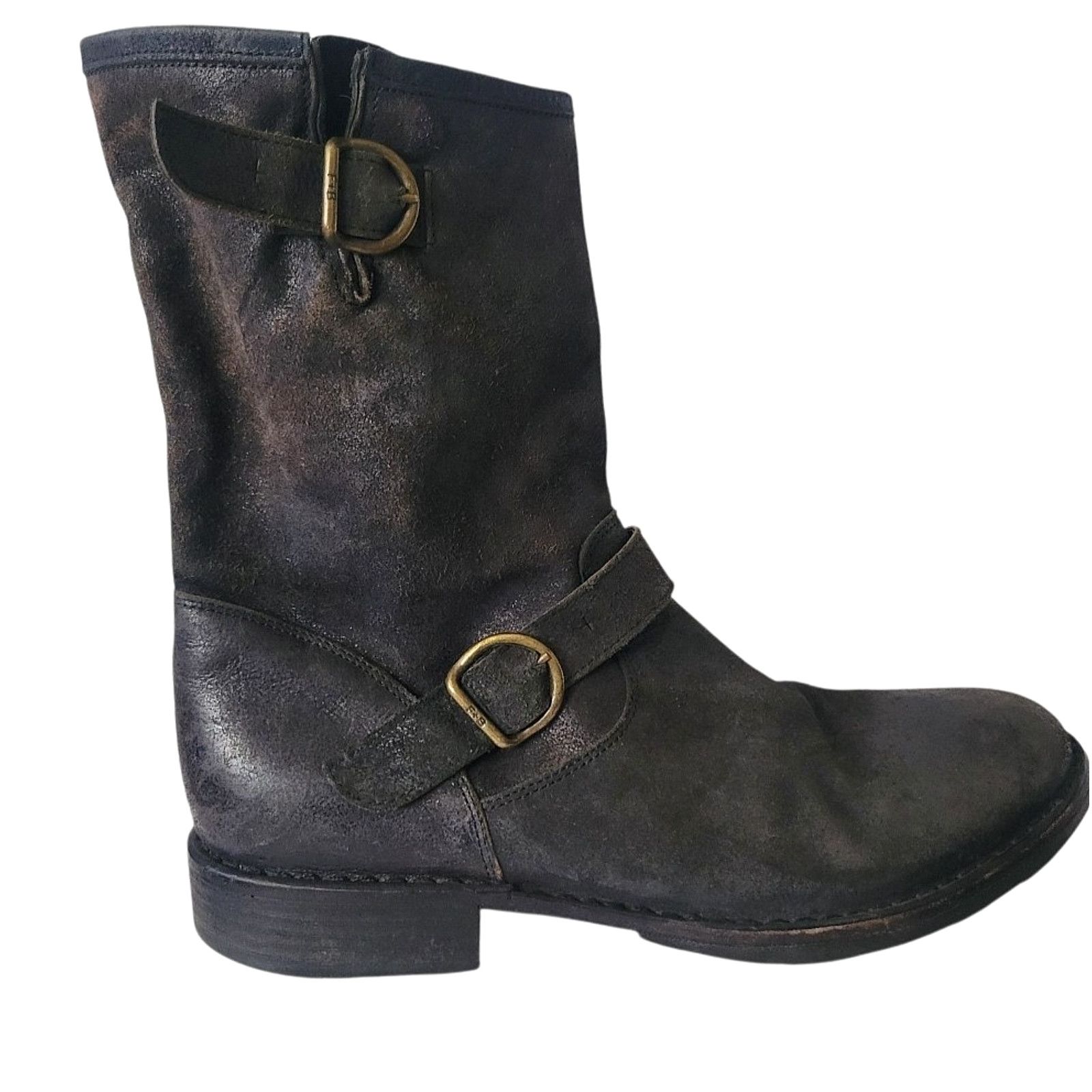 Fiorentini + Baker FIORENTINI+BAKER ETERNITY BUCKLES BOOTS BLACK LEATHER EU 40 Size US 10 / IT 40 - 1 Thumbnail