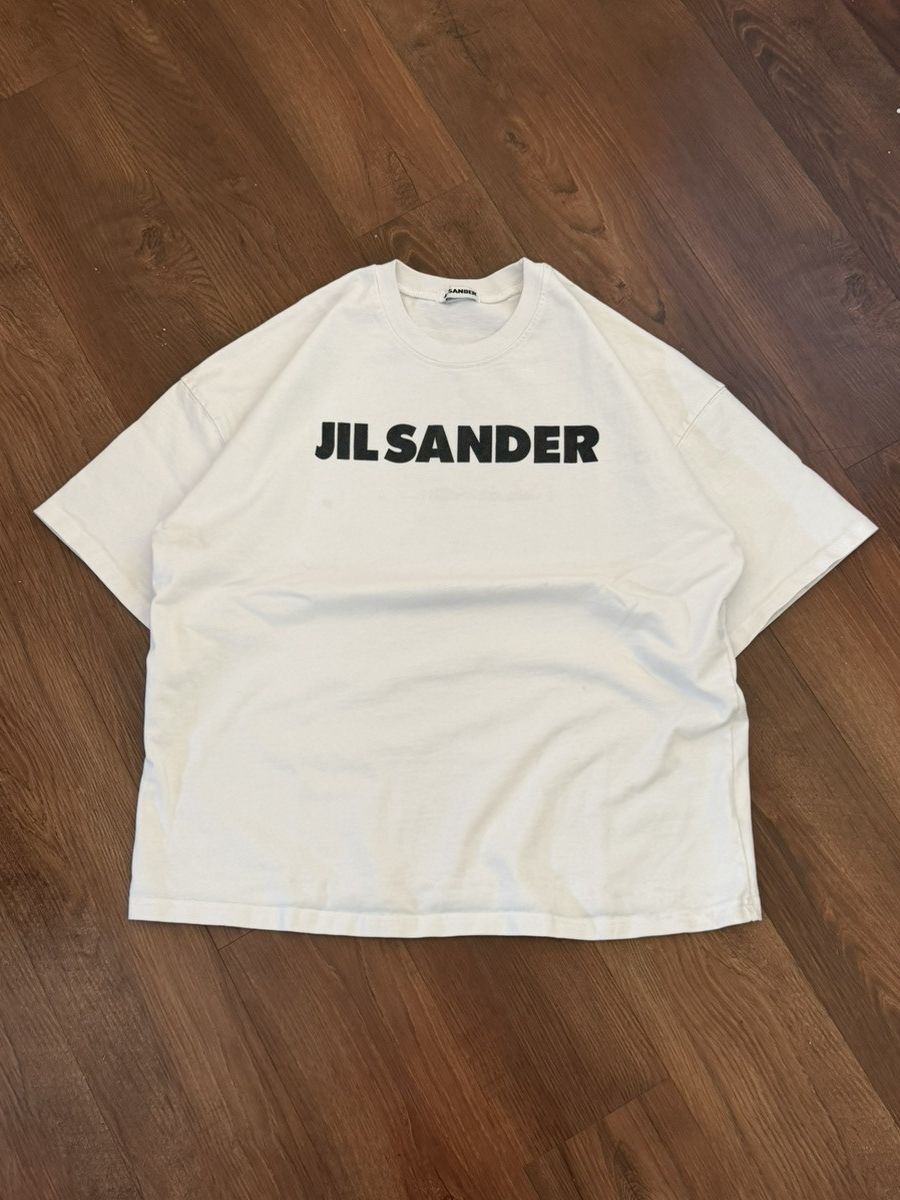 Jil Sander JILL SANDER BOXY FIT LOGO TEE Size US L / EU 52-54 / 3 - 1 Thumbnail