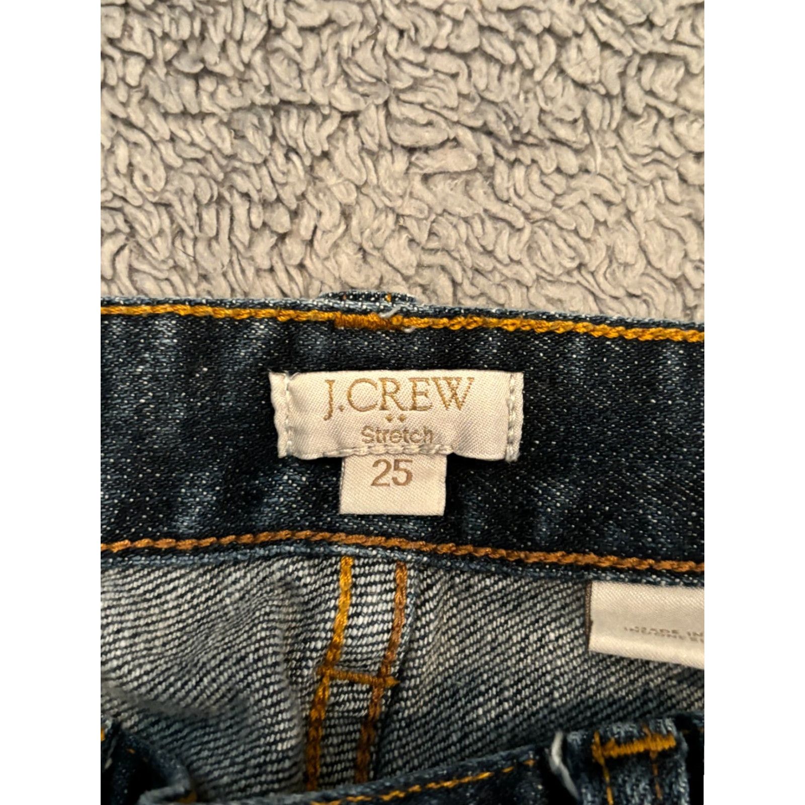J.Crew VINTAGE J. Crew Jeans Womens 25 Blue Slim Straight Dark Wash Stretch Denim Y2K Mens? Womens Size 42" / US 20 - 2 Thumbnail