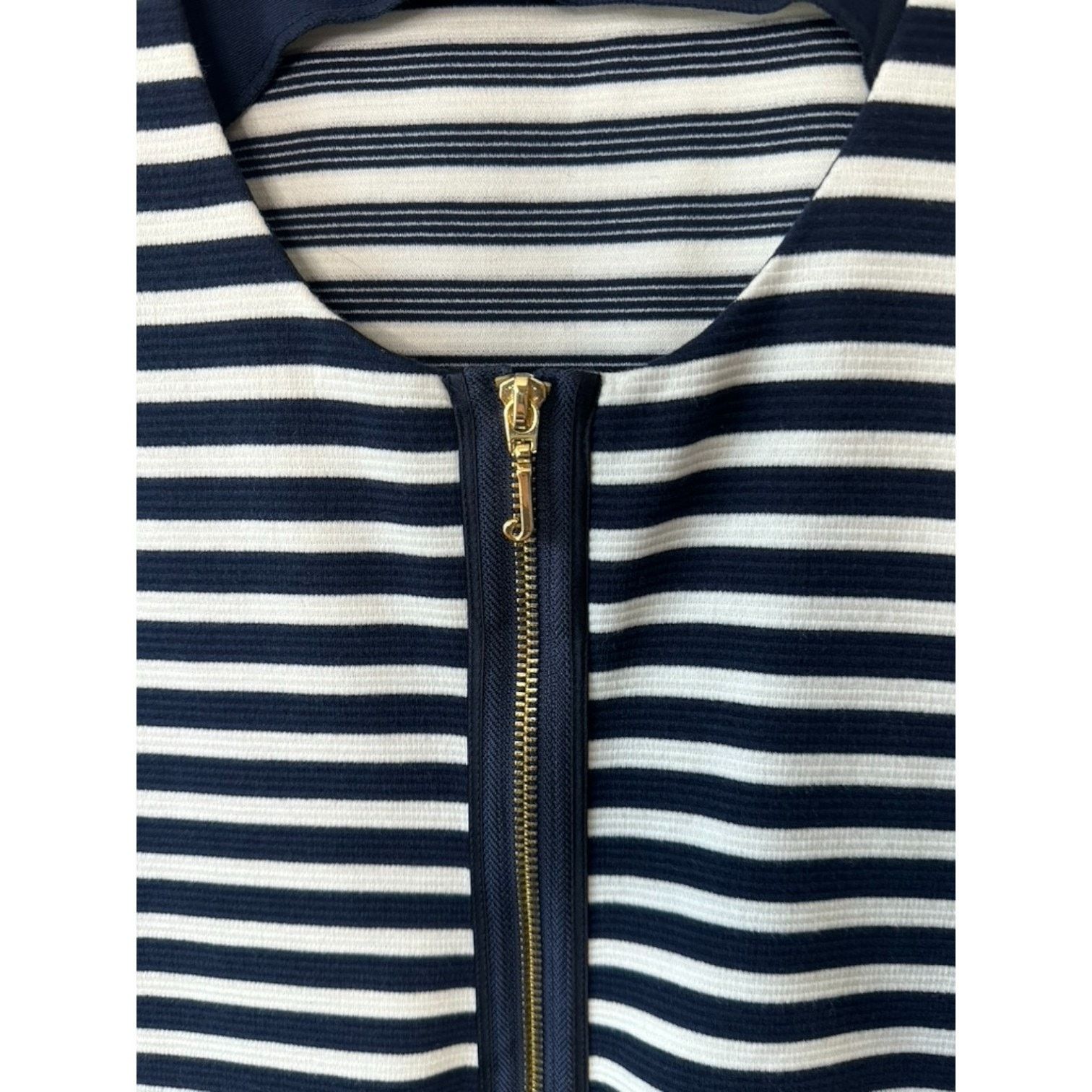 Juicy Couture Juicy Couture Regal Angel Navy Stripe Ponte Dress Small Size S / US 4 / IT 40 - 5 Thumbnail