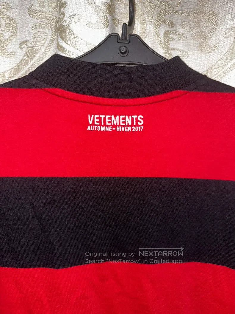 Vetements Vetements Black and Red Striped Long Sleeve Size US S / EU 44-46 / 1 - 4 Thumbnail