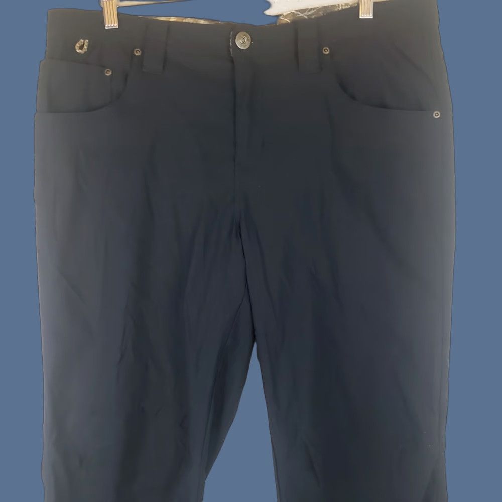Vintage Columbia PFG Pants 36X30 Black Outdoor Activewear Cargo 5-Pocket Regular Straight Mens Size US 36 / EU 52 - 1 Thumbnail