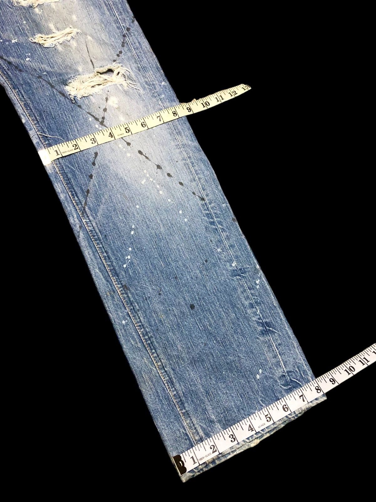 Edwin SPLATTER PAINT DISTRESSED DENIM Size US 30 / EU 46 - 7 Thumbnail