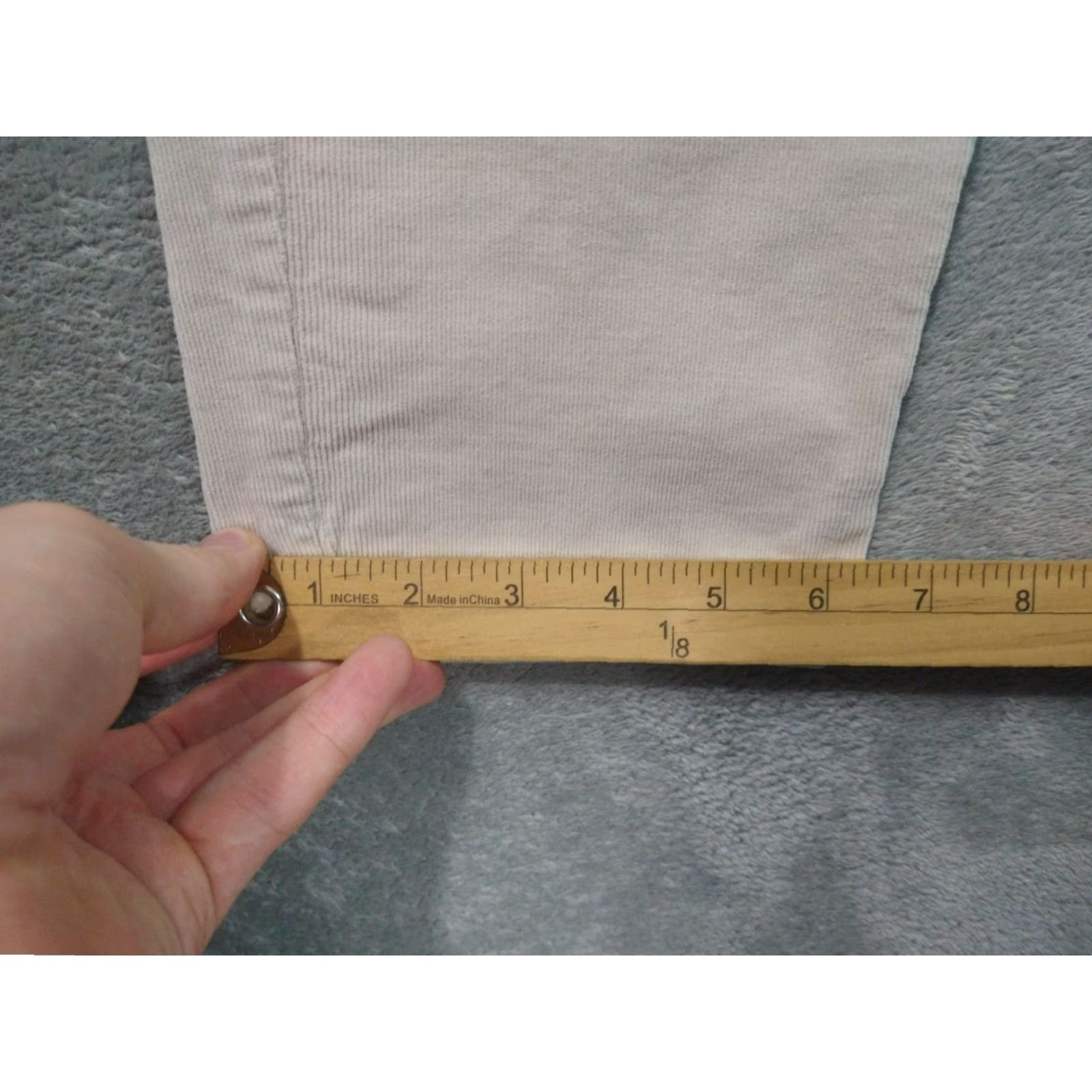 Lucky Brand Lucky Brand Pants Womens 8/29 Beige Corduroy Lolita Skinny Mid Rise Stretch Slim Fit Chino Casual Womens Size 30" / US 8 / IT 44 - 6 Thumbnail