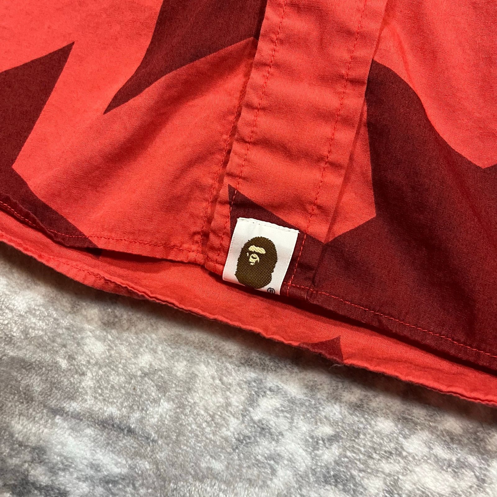 Bape × Nigo Authentic Bape 2000's All Over Sta Print Button Up Shirt M Size US M / EU 48-50 / 2 - 3 Thumbnail