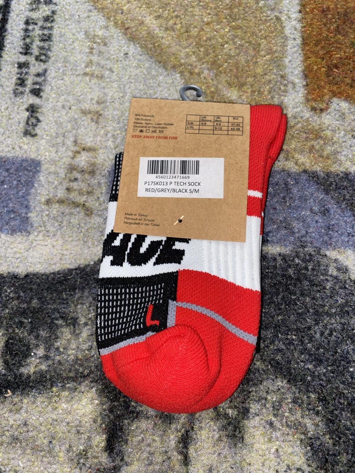Palace Palace P Tech Ankle Socks (SMALL/MEDIUM) Size ONE SIZE - 2 Thumbnail