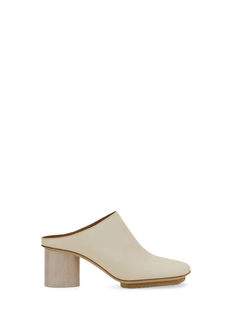 Uma Wang UMA WANG LEATHER MULE. - WHITE (IT 36) Size US 6 / IT 36 - 1 Thumbnail