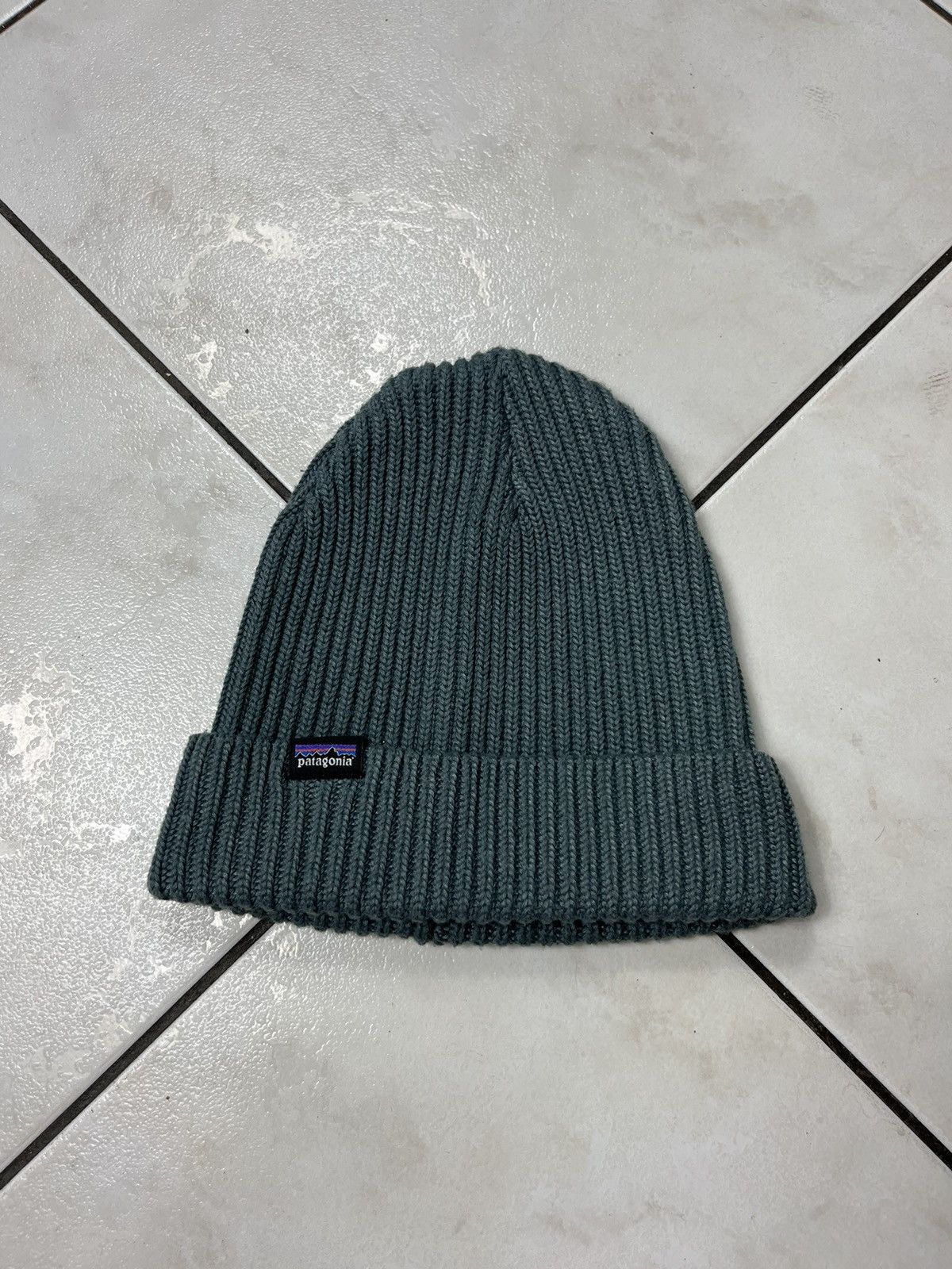 Patagonia Patagonia heavy fisherman recycled ribbed knit beanie logo Size ONE SIZE - 2 Thumbnail