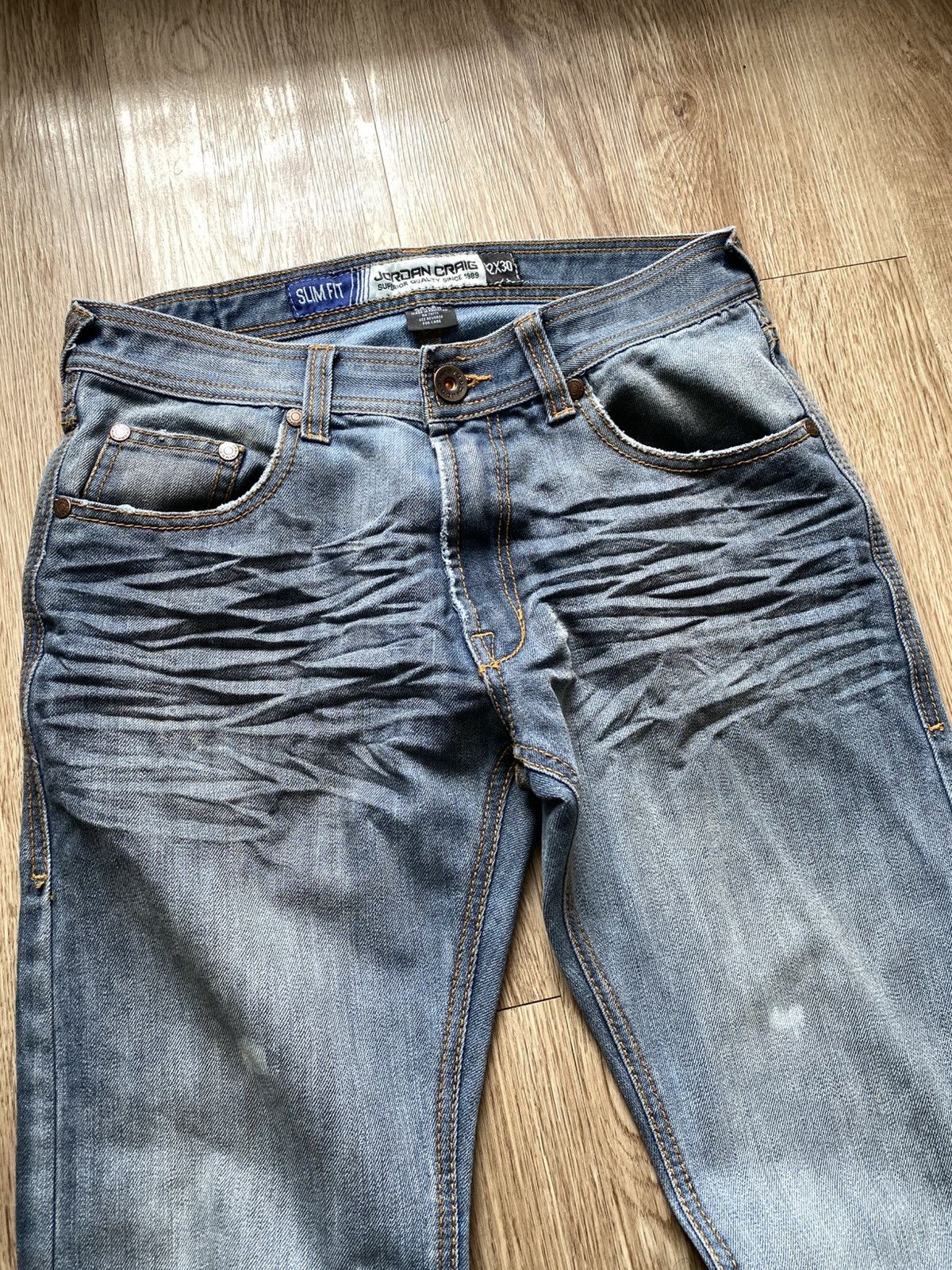 Jordan Craig Vintage Jordan Craig Faded Denim Jeans Size US 32 / EU 48 - 4 Thumbnail