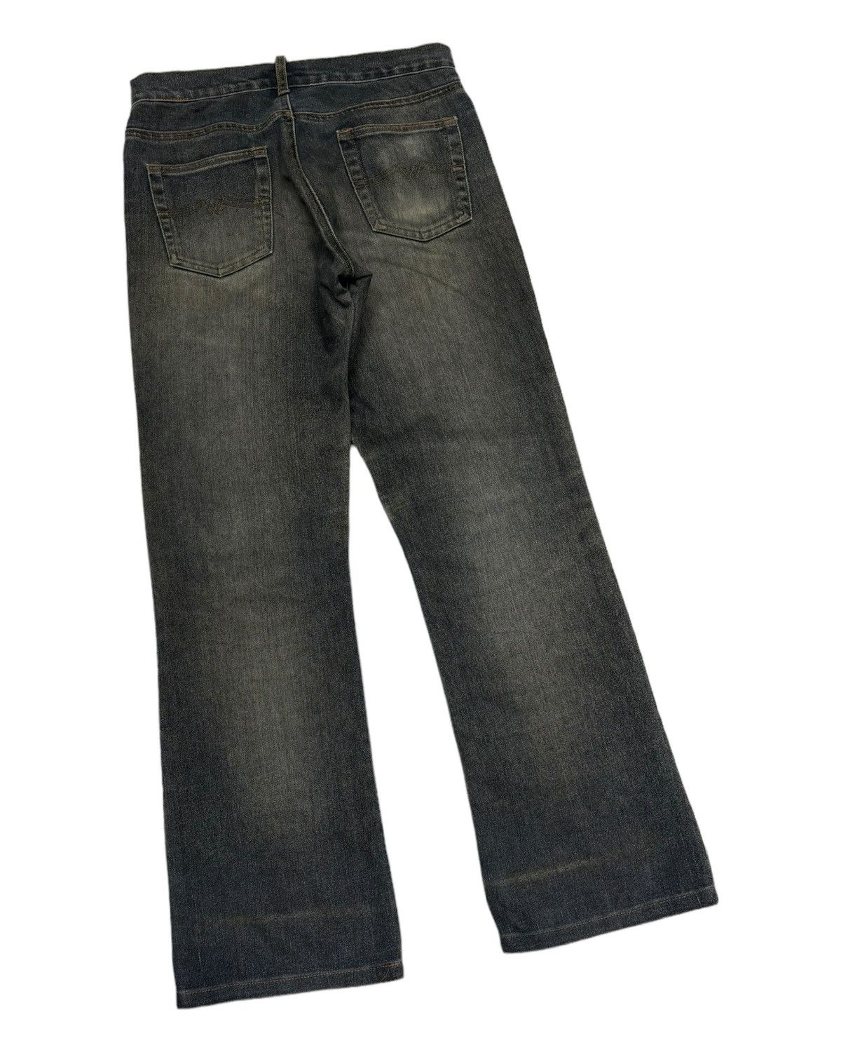 If Six Was Nine Flare Jeans Haphazard Distress Bootcut Flared Jeans Size US 28 / EU 44 - 4 Thumbnail