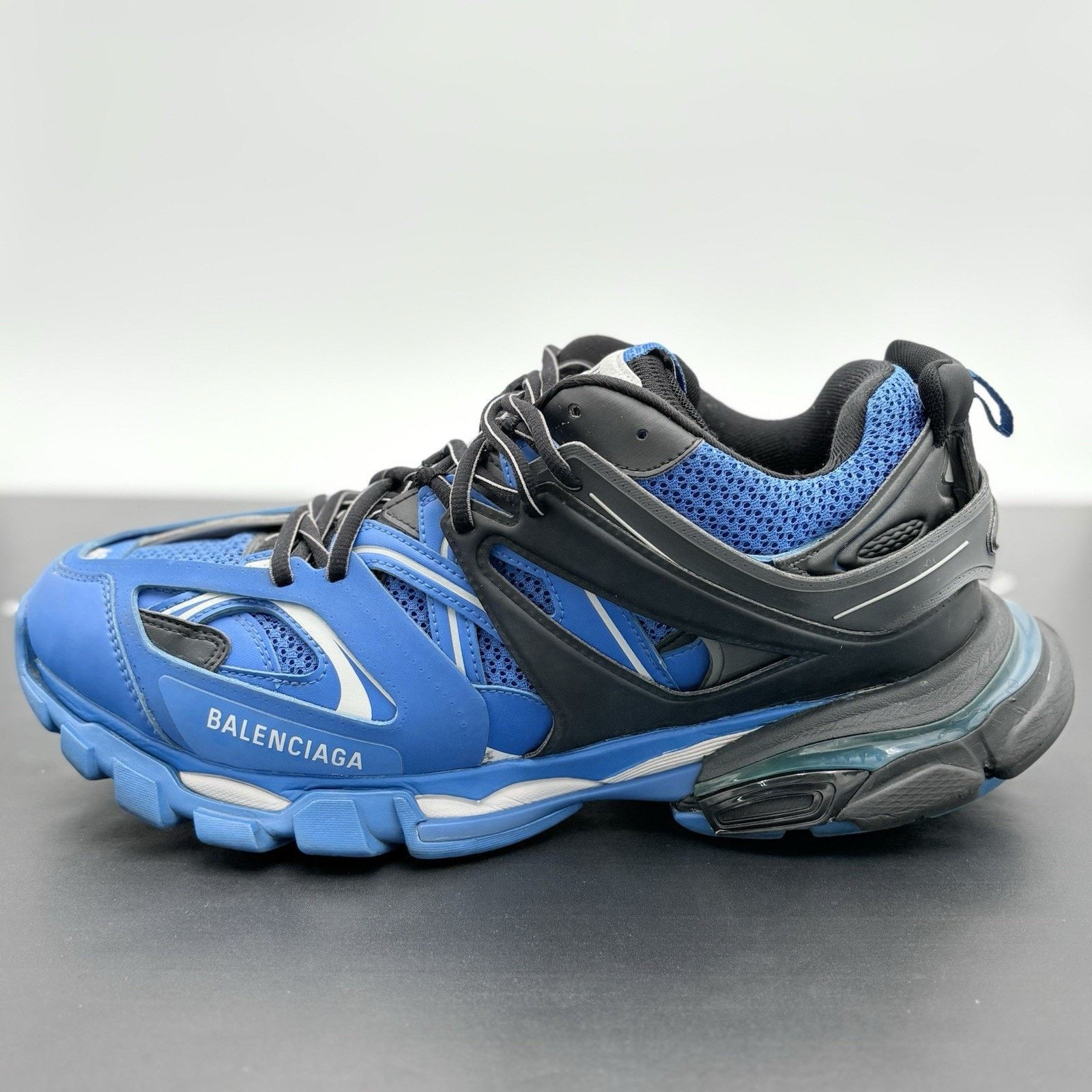 Balenciaga Balenciaga Track Sneaker ' Blue Black ' | SUPER CLEAN! Size US 13 / EU 46 - 8 Thumbnail