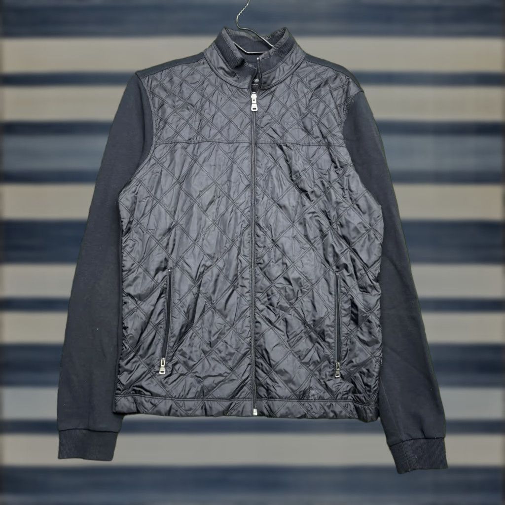 Hugo Boss BOSS by Hugo Boss Jacket Mens Small Black Quilted Cotton Polyester Puffer Jacket Size US S / EU 44-46 / 1 - 1 Thumbnail