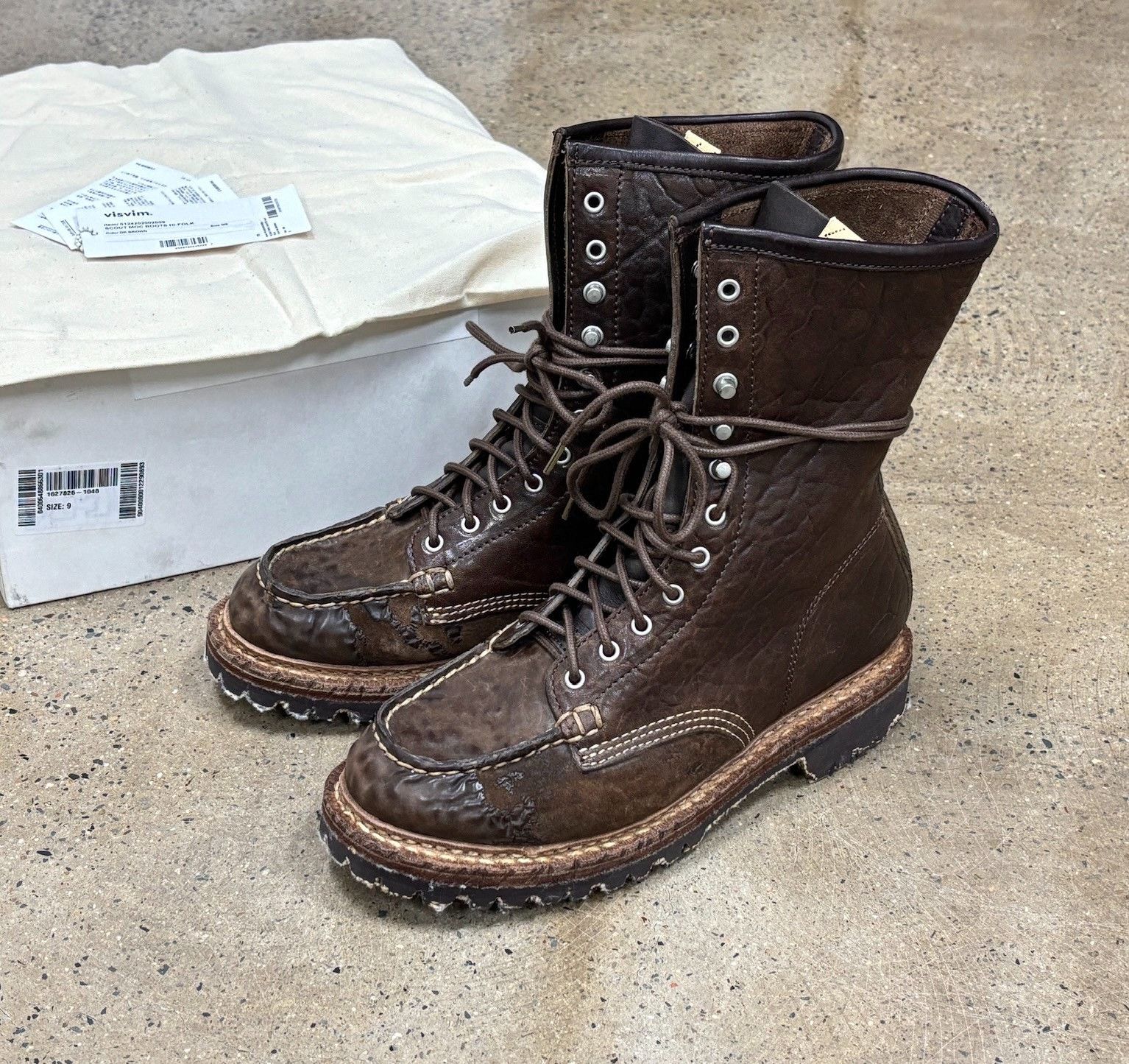 Visvim Visvim Scout Moc Hi-Folk Boots Size US 9 / EU 42 - 1 Thumbnail