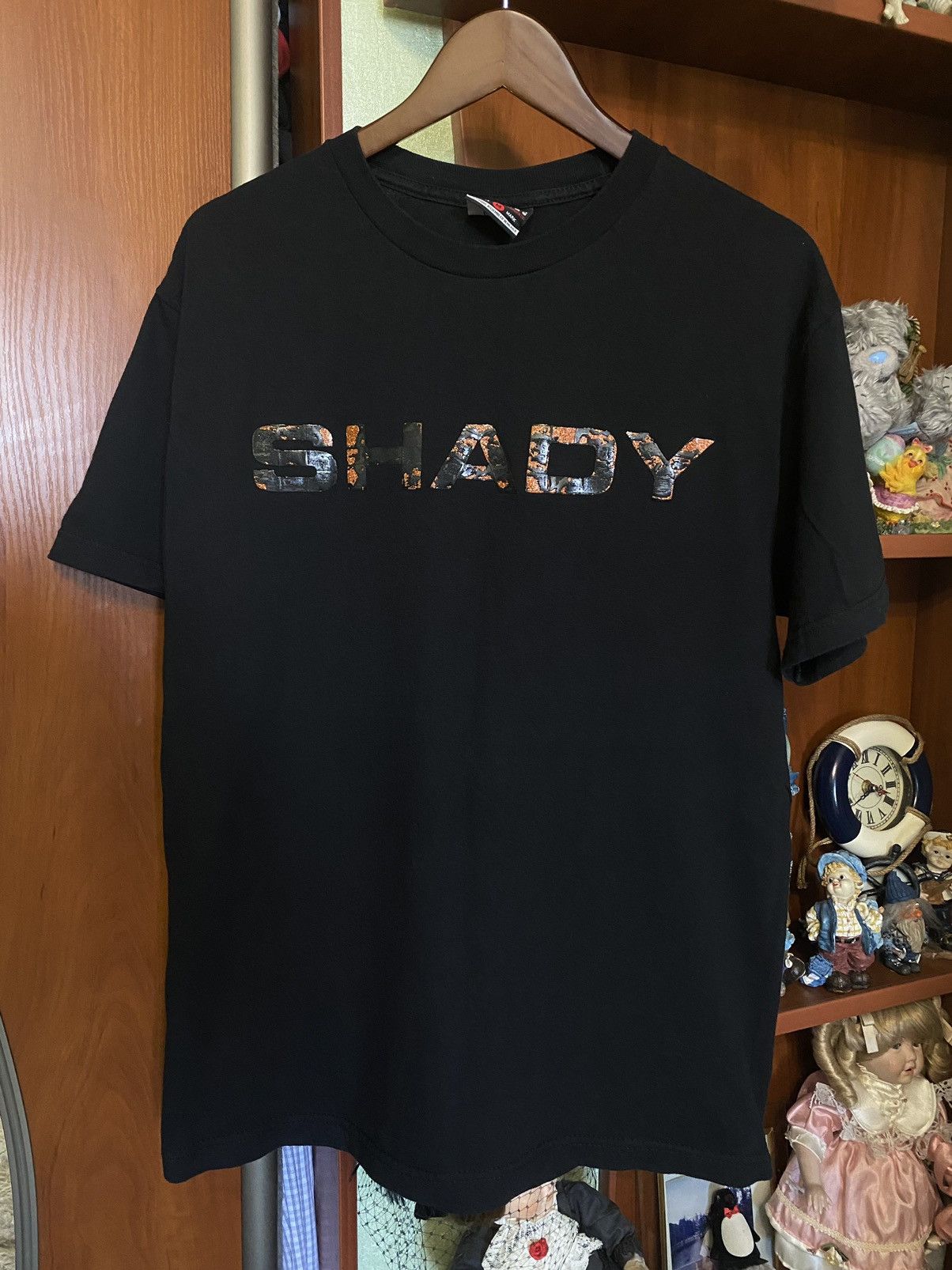 Rare Vintage Shady LTD good Eminem HipHop Logo Shirt