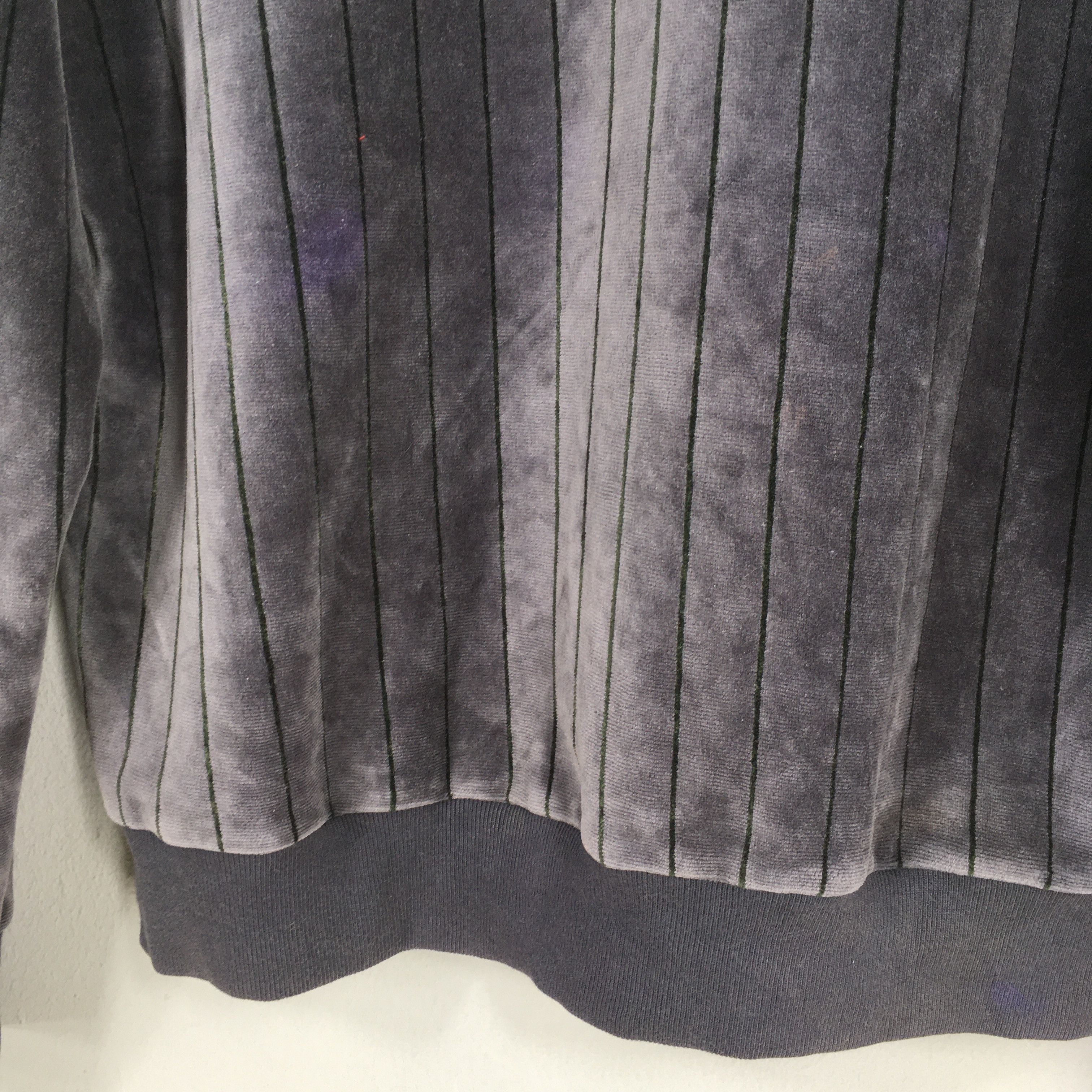 Stussy Vintage Y2K Stussy Usa Gray Velvet Sweatshirt Large Size US L / EU 52-54 / 3 - 9 Thumbnail