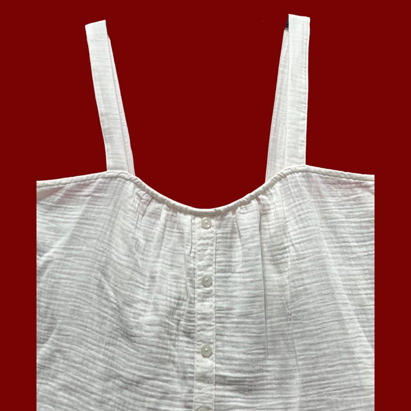 Other Colsie - Women's Tiny Tank Top - White - Large Size L / US 10 / IT 46 - 11 Thumbnail