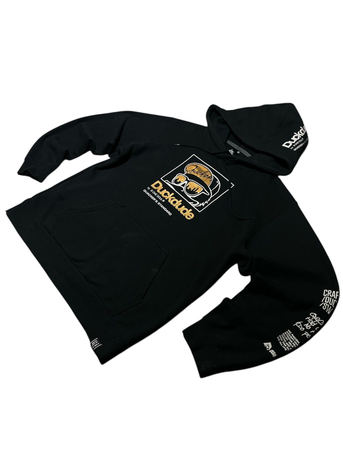Japanese Brand Duck Dude / Be One Soul Streetwear Hoodies Size US M / EU 48-50 / 2 - 4 Thumbnail