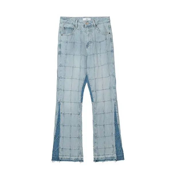 Other VIBE Flannel Blue Stacked Denim Jeans Size US 32 / EU 48 - 5 Thumbnail