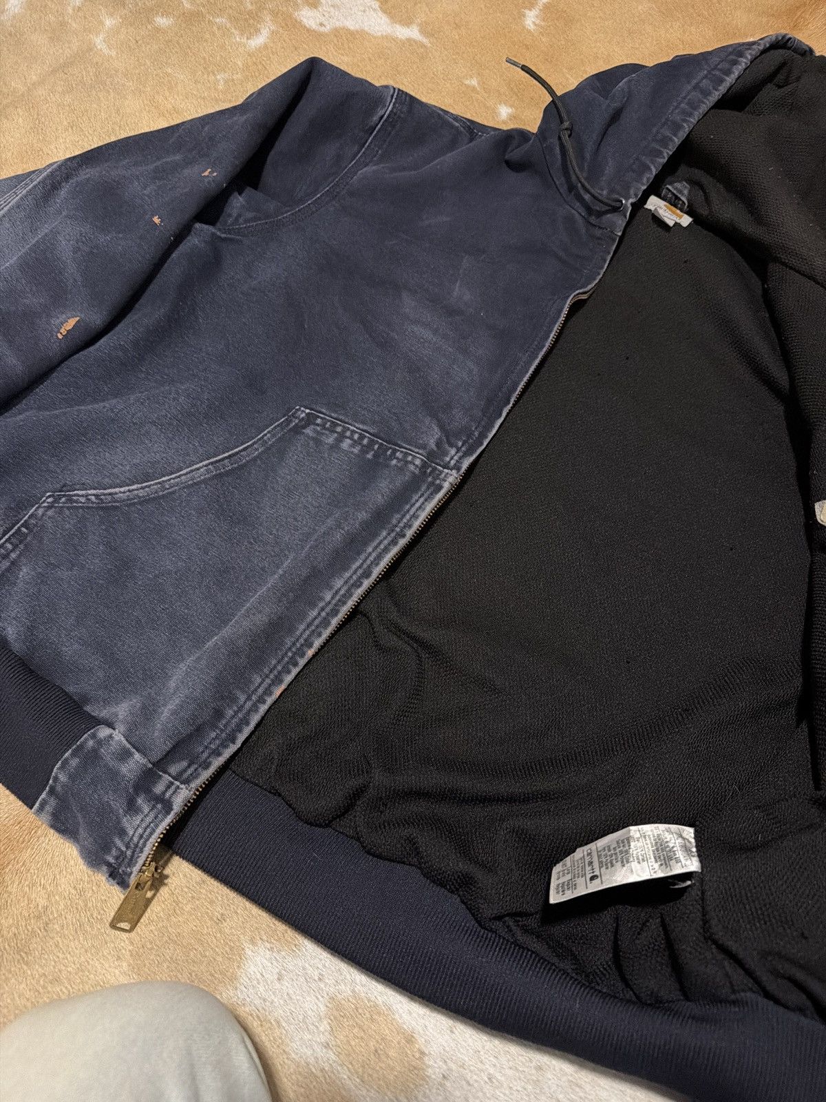Carhartt Carhartt J25 MOT Pepsi Blue Navy Active Hooded Jacket Large Size US L / EU 52-54 / 3 - 5 Thumbnail