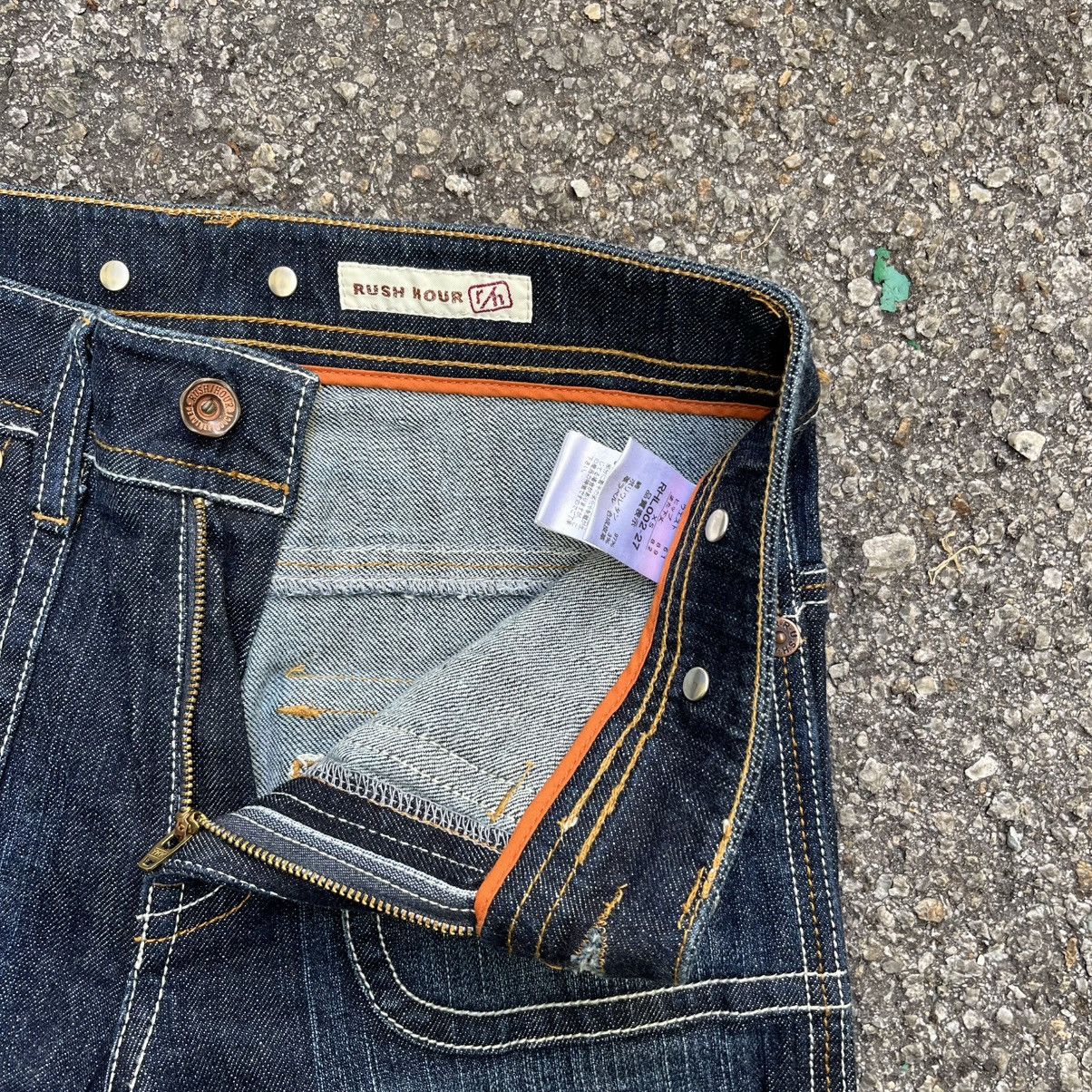 Japanese Brand Flared Japanese Denim Rush Hour Bootcut Pants Size 27" / US 4 / IT 40 - 5 Thumbnail