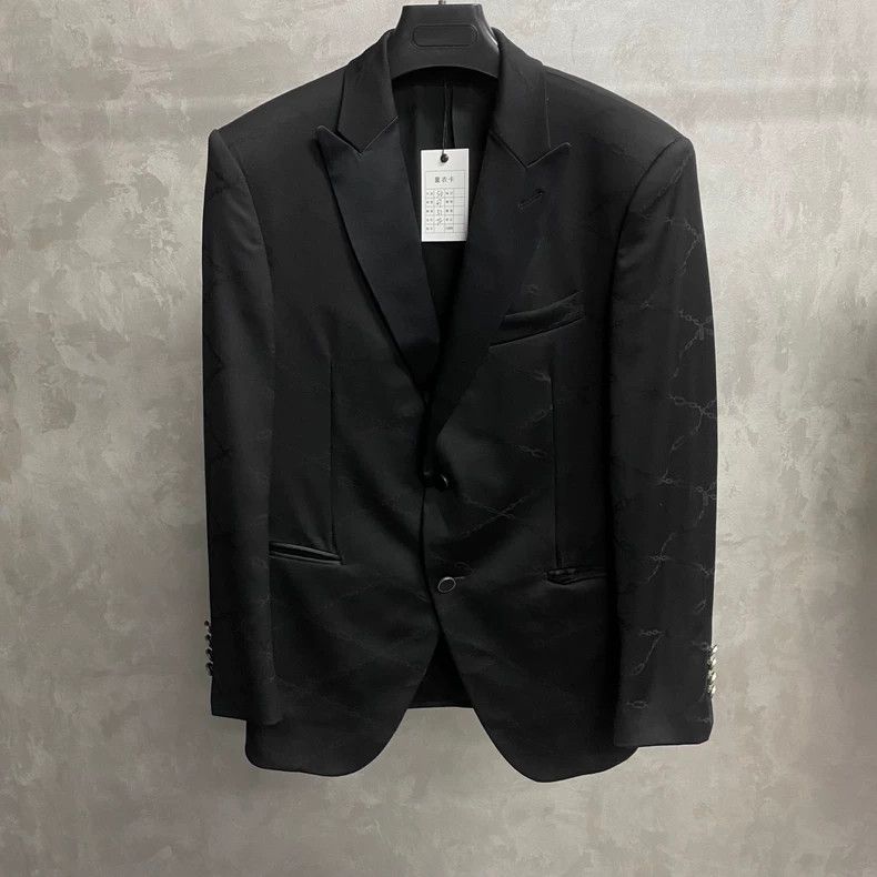 Louis Vuitton Louis Vuitton Black chain dark print full-print logo jacket Size US M / EU 48-50 / 2 - 1 Thumbnail