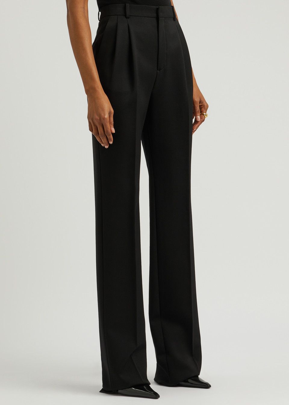 Saint Laurent Paris o1y0126 Casual Pant in Black Size 30" / US 8 / IT 44 - 2 Thumbnail