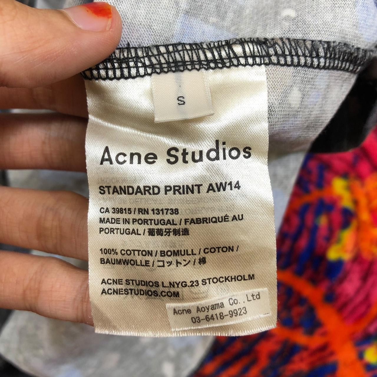 Acne Studios ACNE STUDIOS Standard Print AW 2014 Collection AOP Tee Shirt Size S / US 4 / IT 40 - 6 Thumbnail