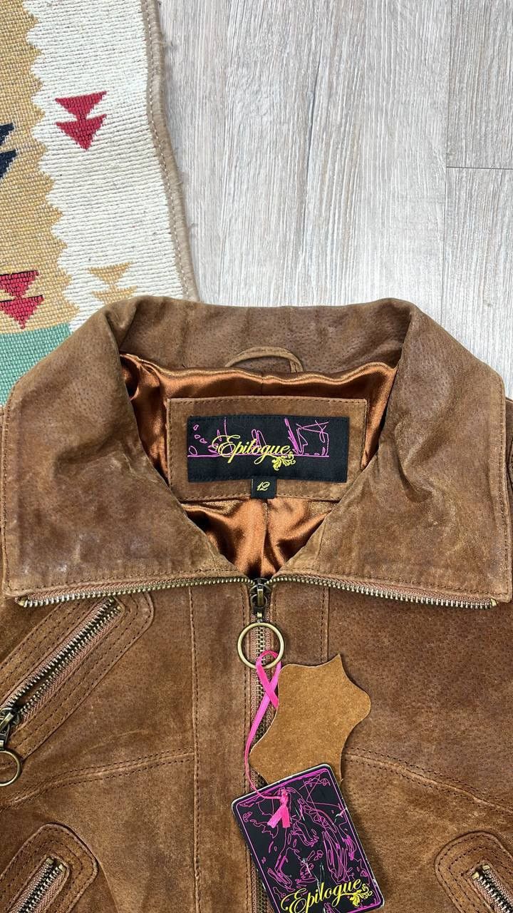 Vintage Vintage Suede Y2K Jacket NEW!!! Size S / US 4 / IT 40 - 5 Thumbnail