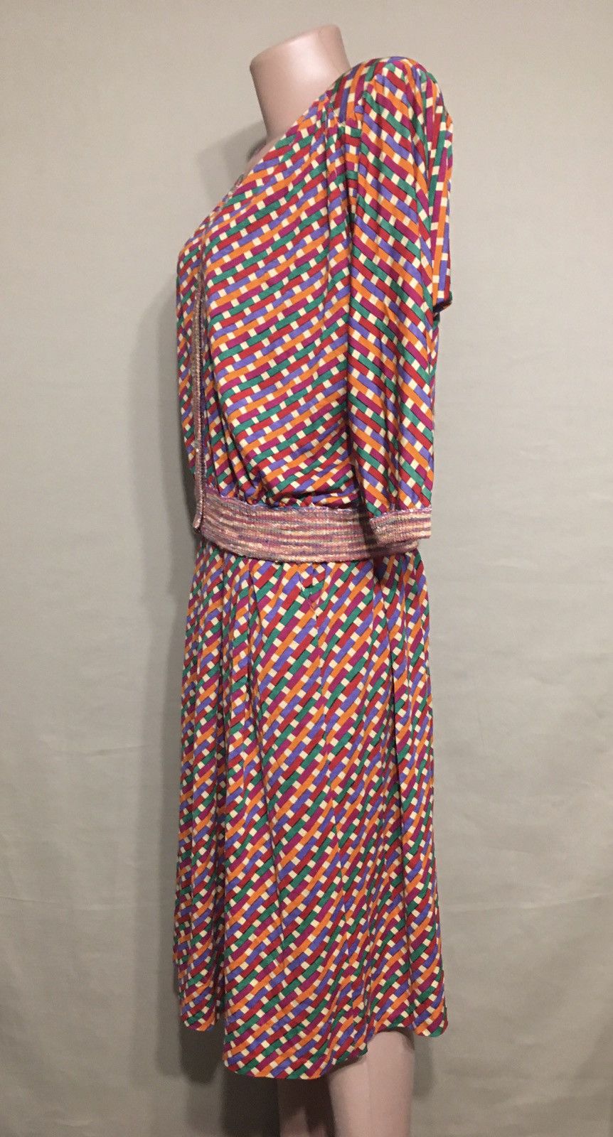 Missoni × Vintage MISSONI Vintage 1970s Wool Rare 2 Pieces Skirt Suit Sz M Size 28" / US 6 / IT 42 - 5 Thumbnail