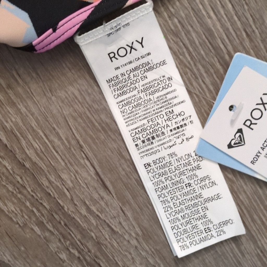 Other Roxy Active Bralette Swim Top Size Small Size ONE SIZE - 2 Thumbnail