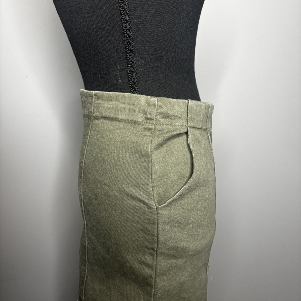 Vintage NEWBURY KUSTOM SIZE SMALL GREEN SKIRT NWT Size 27" / US 4 / IT 40 - 4 Thumbnail