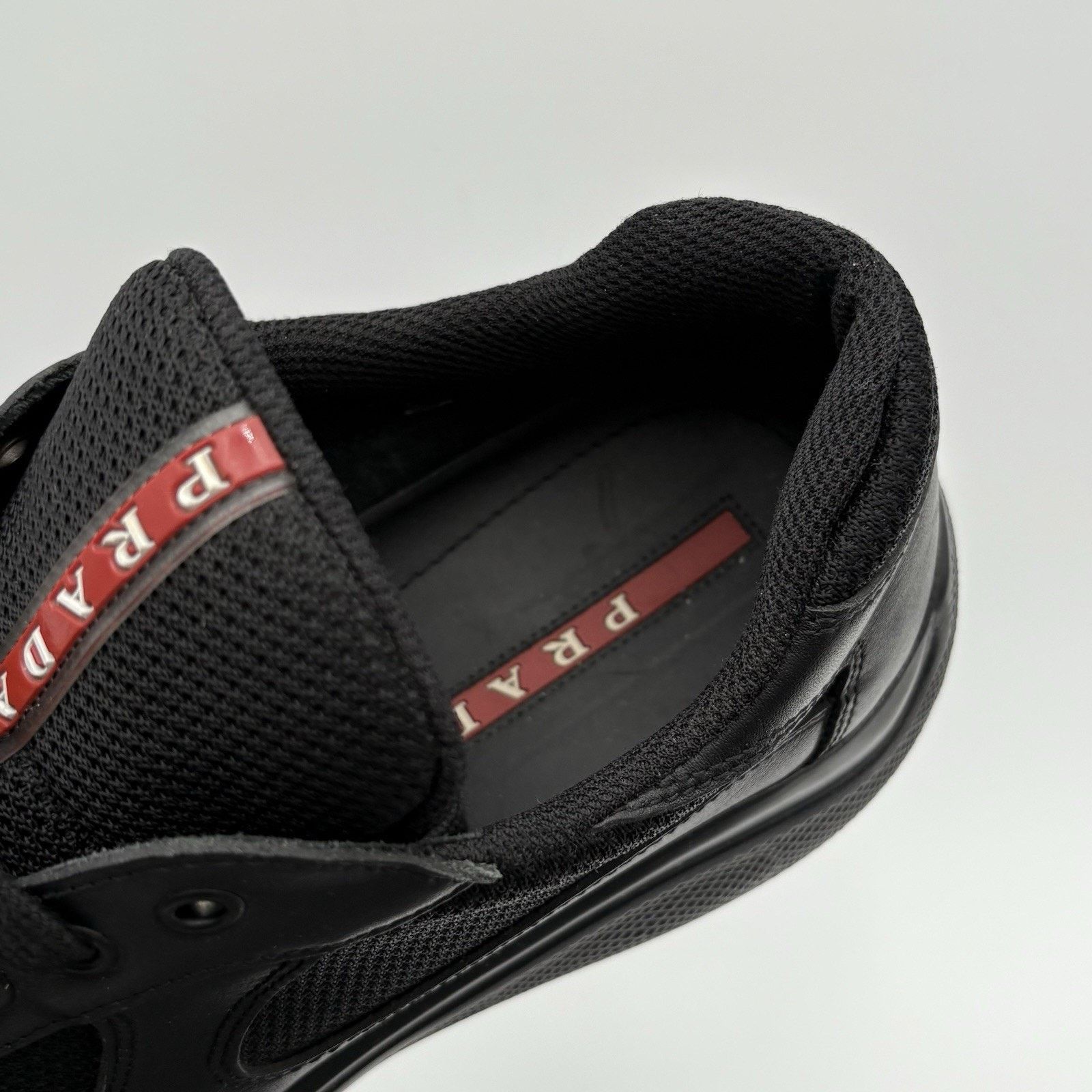 Prada Prada Americas Cup ' Black Leather ' | GOOD CONDITION! Size US 8 / EU 41 - 12 Thumbnail