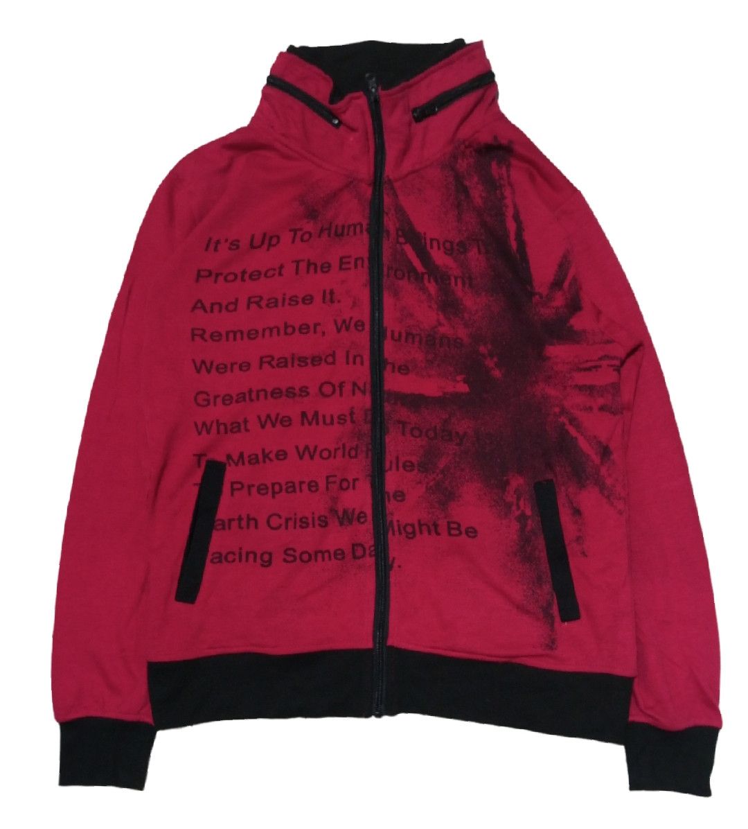 Hysteric Glamour Japanese Brand -Poem Brit Flag Zipper Size US L / EU 52-54 / 3 - 1 Thumbnail