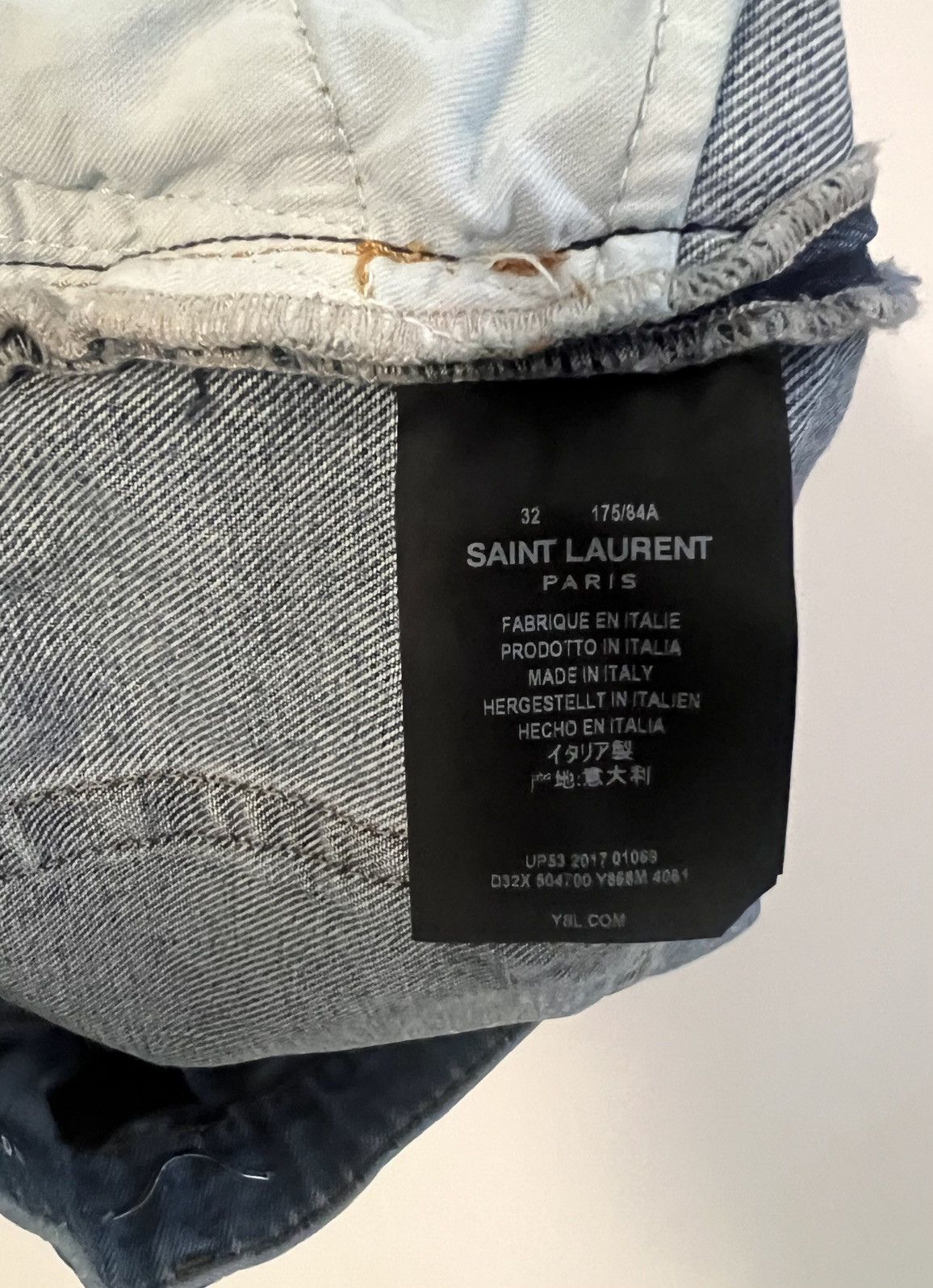 Saint Laurent Paris Saint laurent ripped knee Jeans Size US 32 / EU 48 - 5 Thumbnail