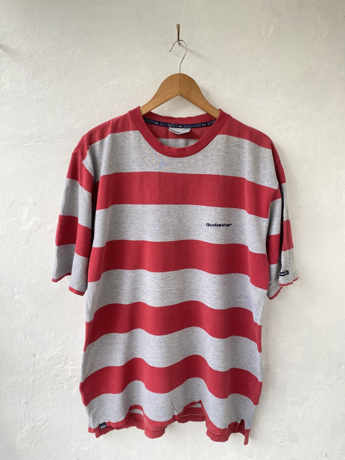 Quiksilver Vintage Quiksilver Stripe Tee Size US XL / EU 56 / 4 - 2 Thumbnail