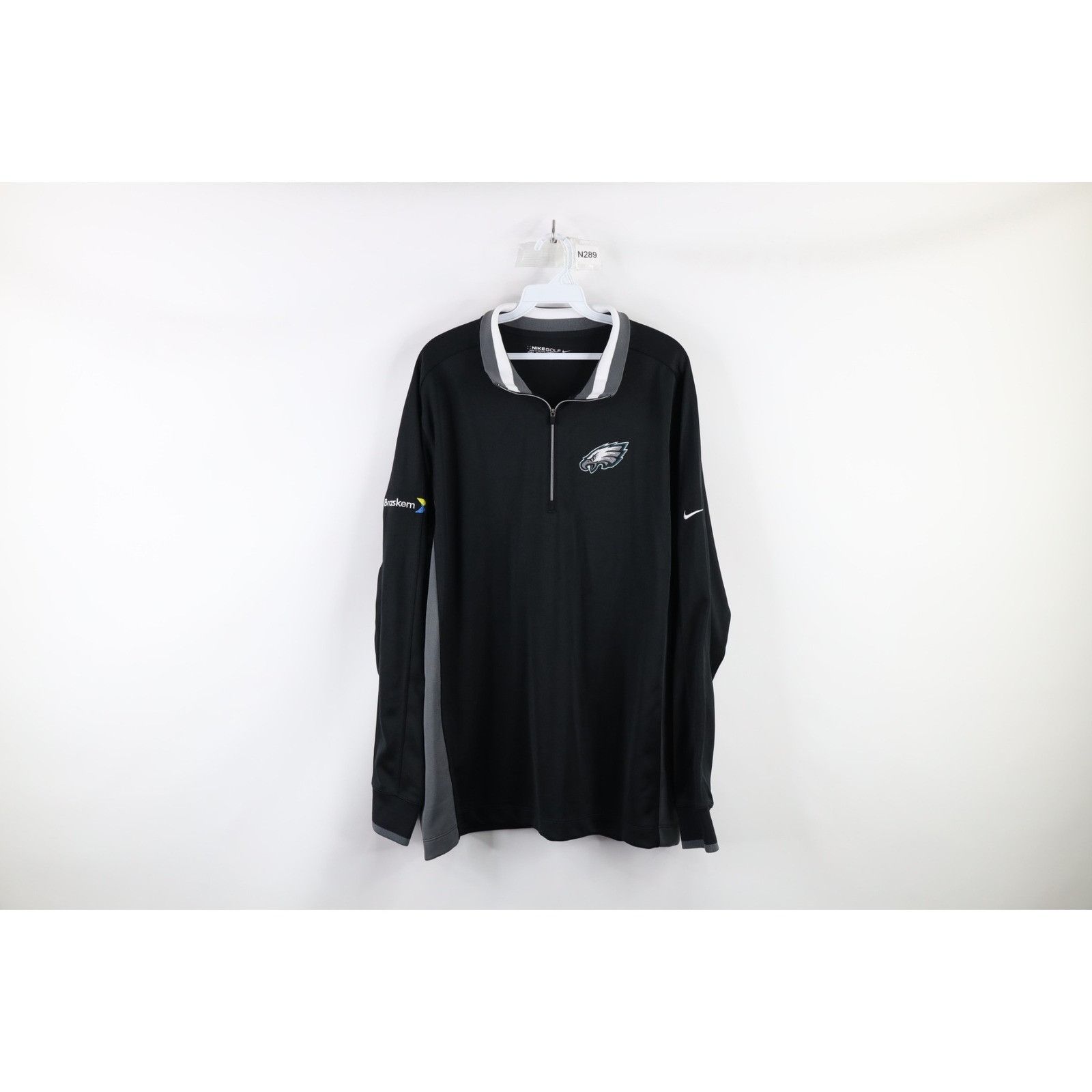 Nike Nike Golf Philadelphia Eagles Football Half Zip Pullover Top Size US L / EU 52-54 / 3 - 1 Thumbnail