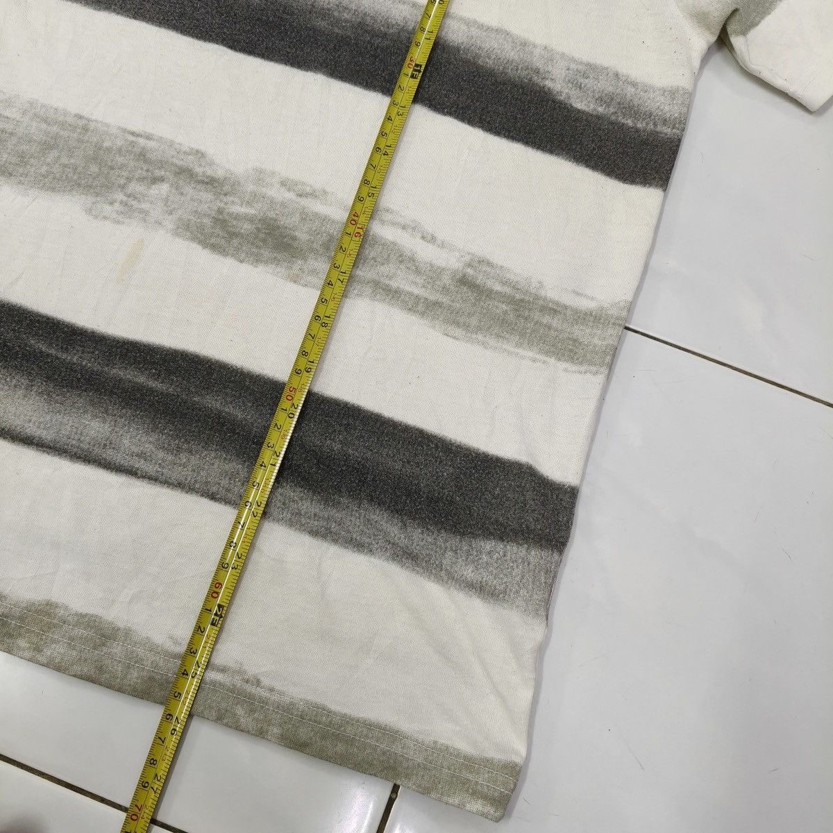 Japanese Brand Japanese Semantic Design Stripes Tshirt Size US L / EU 52-54 / 3 - 14 Thumbnail