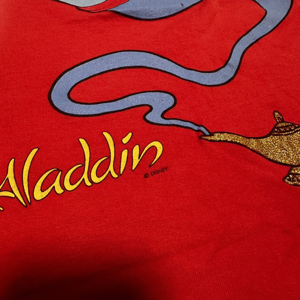Disney Vintage Disney Aladdin Genie Tshirt Size US XXS / EU 40 - 4 Thumbnail