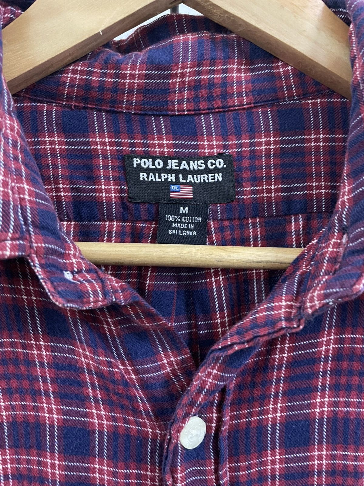 Beauty Beast × Polo Ralph Lauren × Vintage Rare And Beautiful Polo Sport Ralph Lauren Flannel Shirt Size US M / EU 48-50 / 2 - 3 Thumbnail