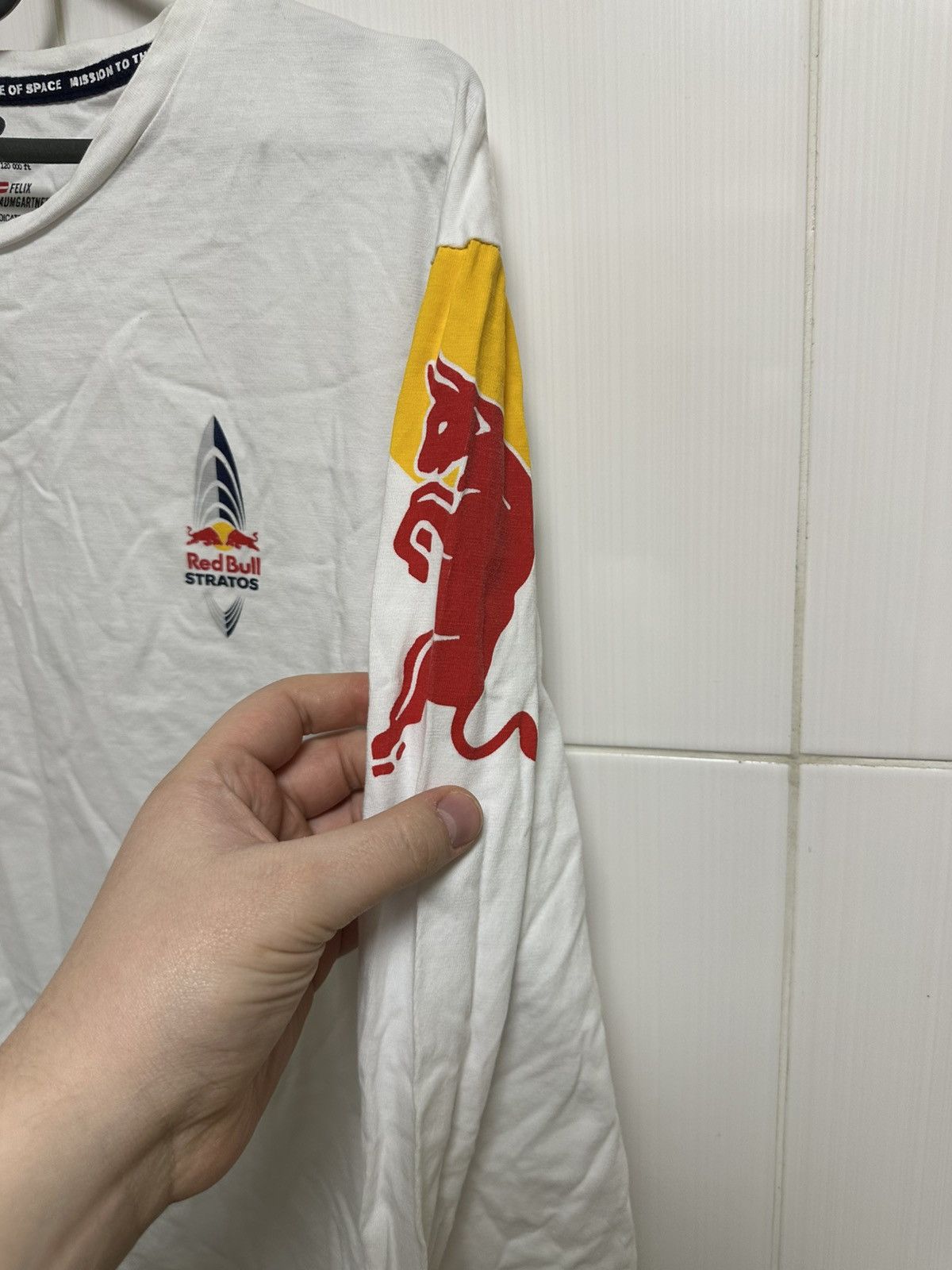 NASA × Red Bull × Vintage rare Red Bull Zenith Felix Baumgartner Stratos Jump Shirt Size US XL / EU 56 / 4 - 5 Thumbnail