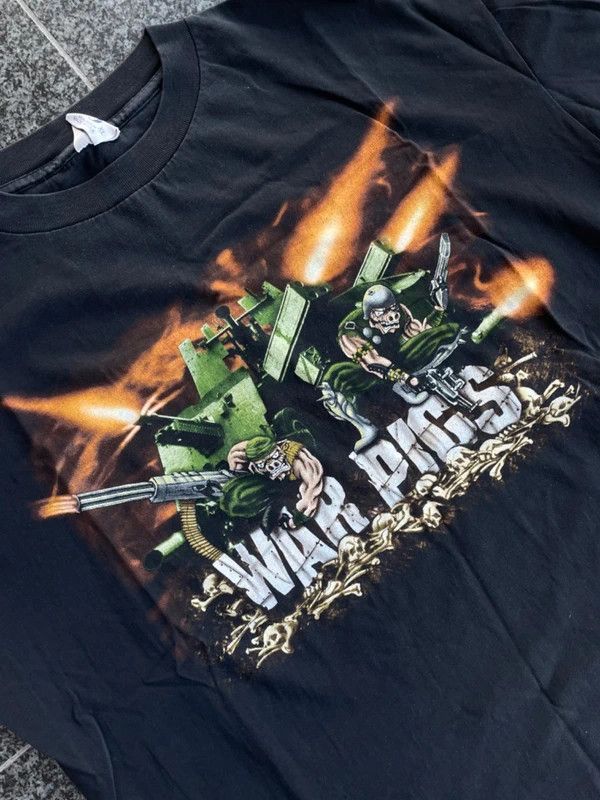 Vintage Vintage Black Sabbath War Pigs T-Shirt XL Size US XL / EU 56 / 4 - 3 Thumbnail